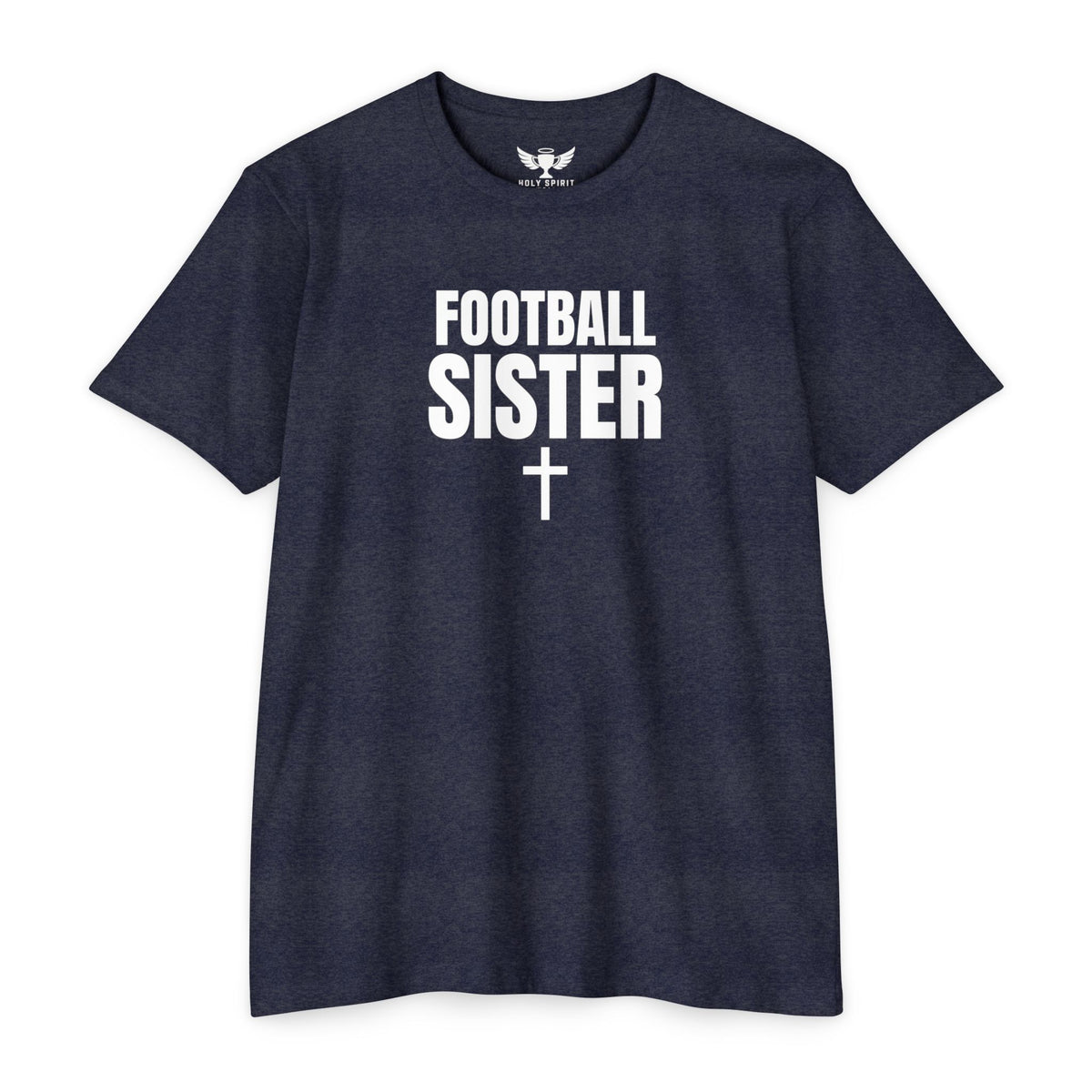 Football Sister T-Shirt — Customizable Back Name & Number