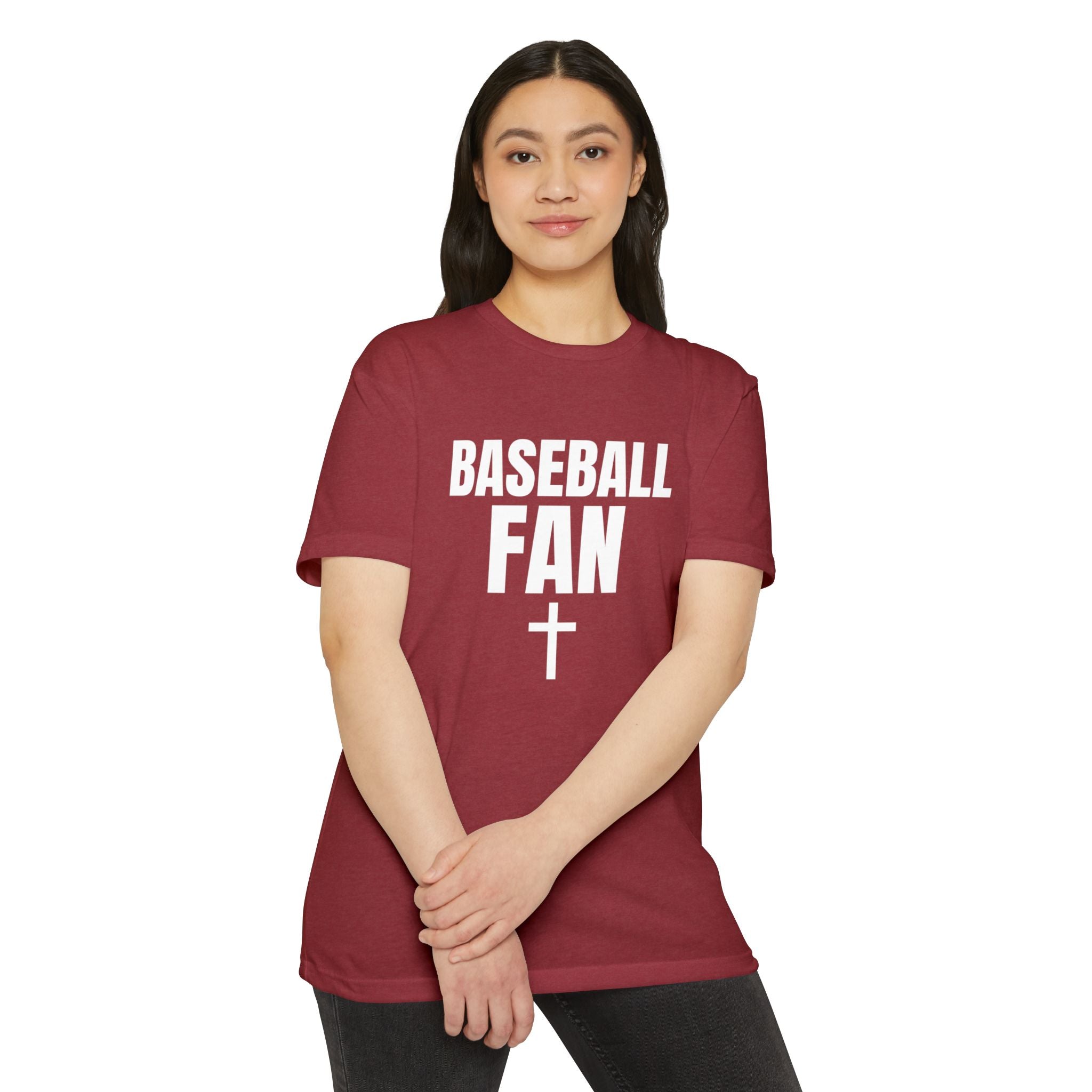 Baseball Fan T-Shirt — Custom Back Name & Number
