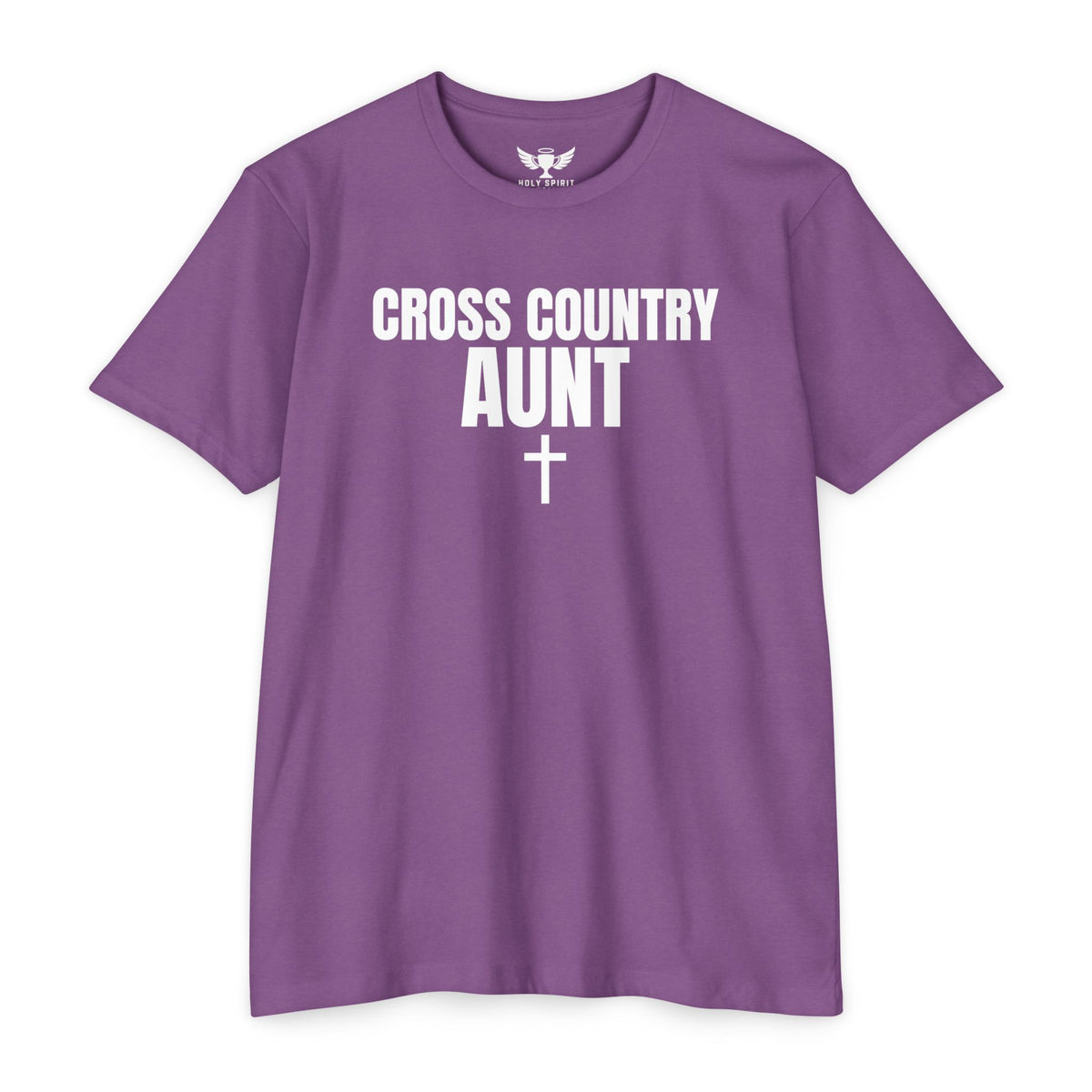 Cross Country Aunt T-Shirt — Custom Name & Number Sports Tee