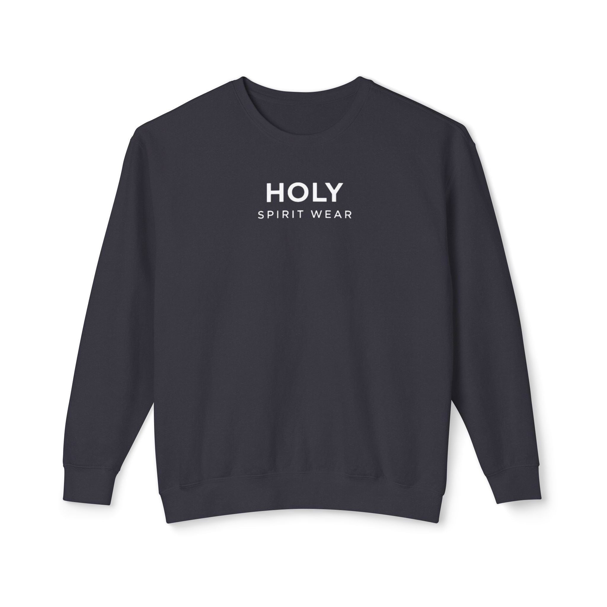 Proverbs 27:17 Text Logo Crewneck Sweatshirt