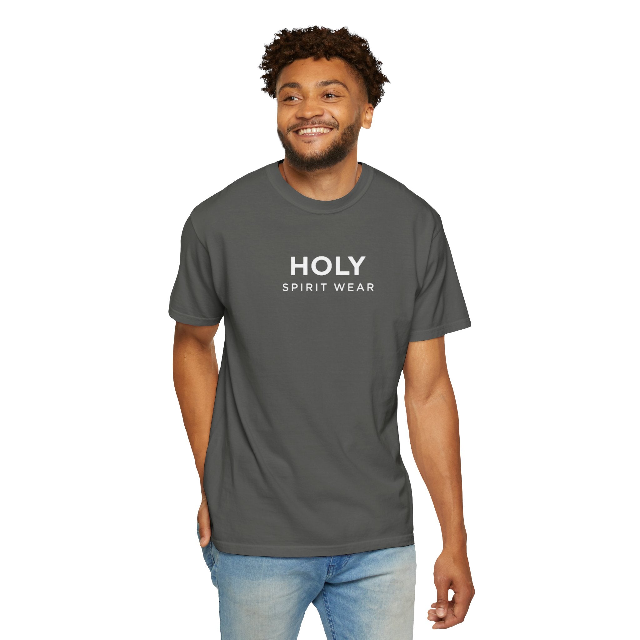 Psalm 144:1 Text Logo - Unisex Casual T-Shirt