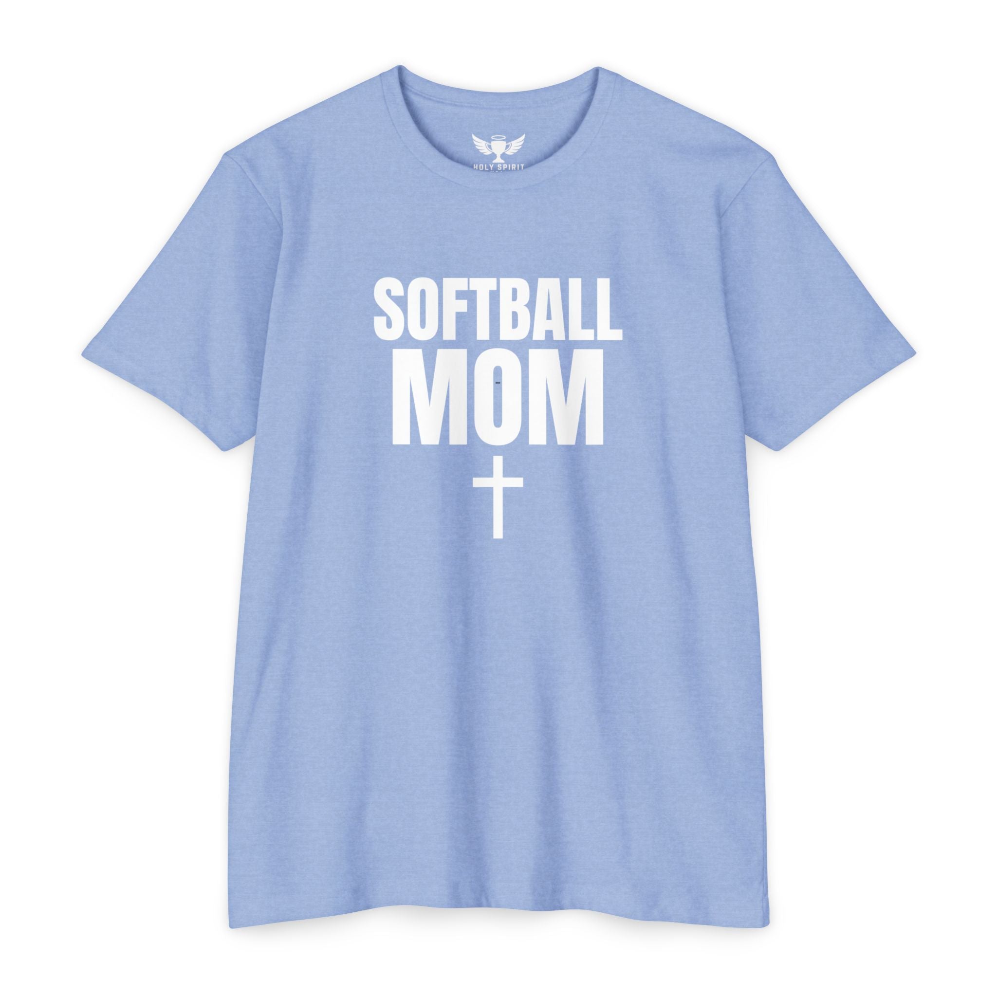 Softball Mom T-Shirt — Custom Back Name & Number