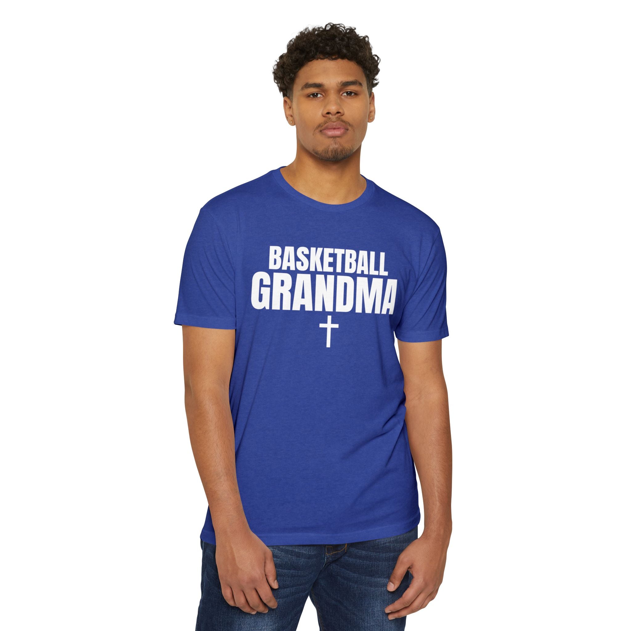 Basketball Grandma T-Shirt - Custom Back Name & Number