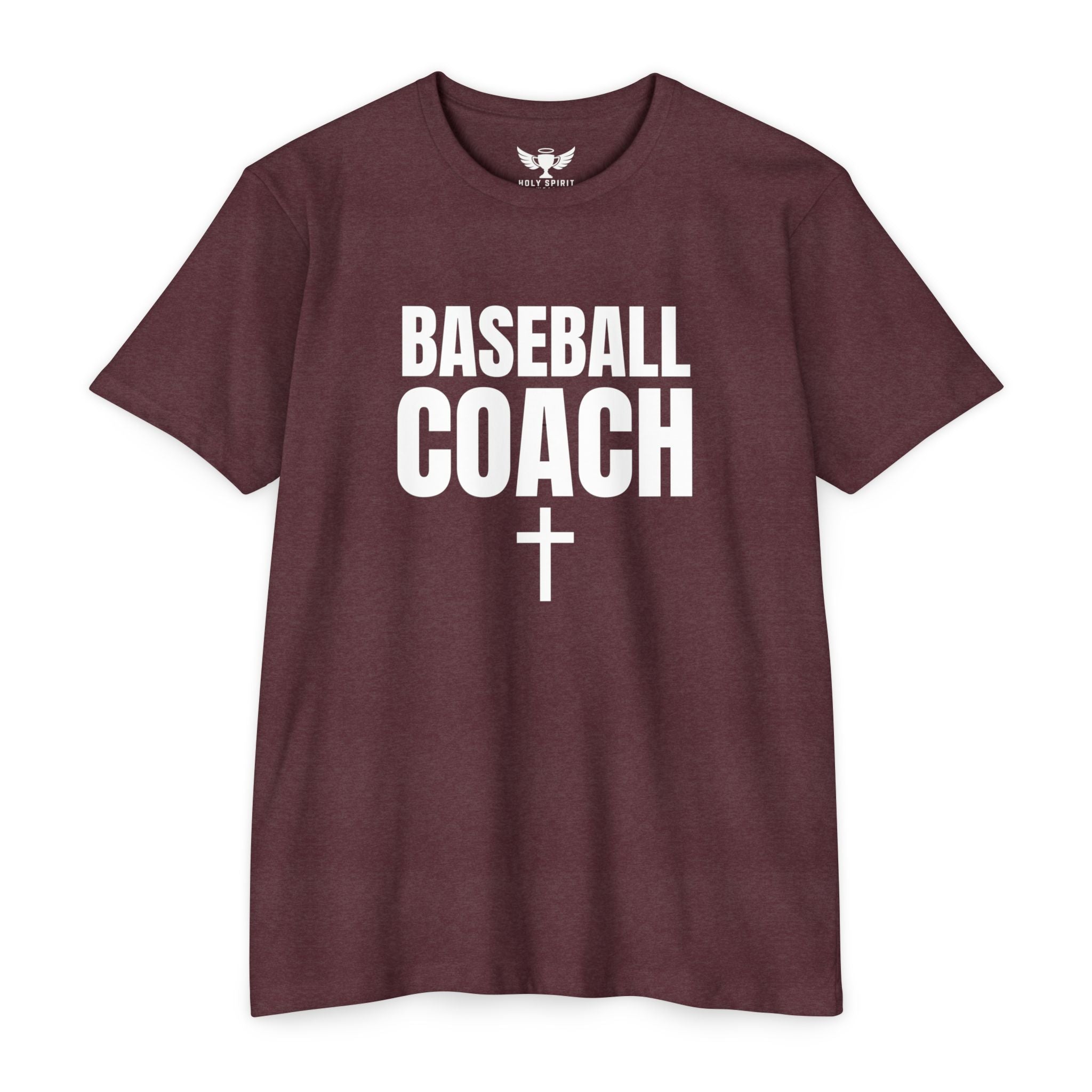 Baseball Coach T-Shirt — Custom Back Name & Number
