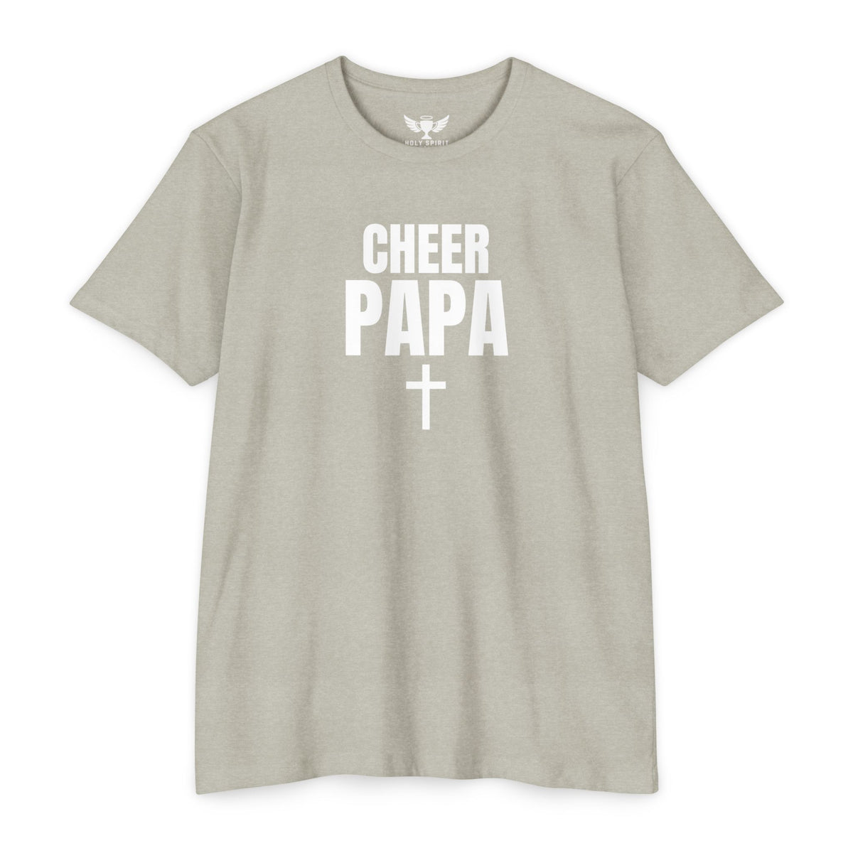 Cheer Papa T-Shirt — Personalized Back Name & Number