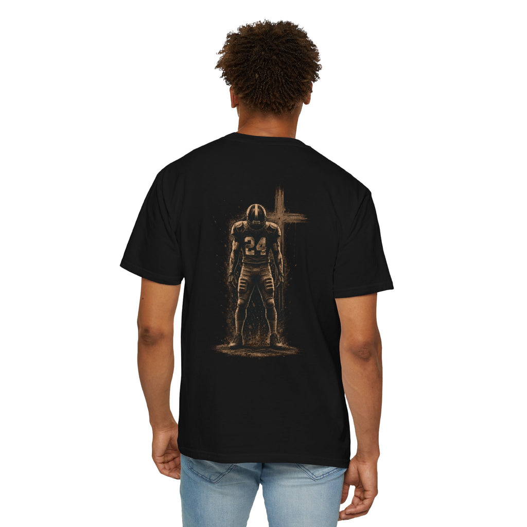 All Glory To God - Game Time Football Tee — Faith-Based Athletic T-Shirt