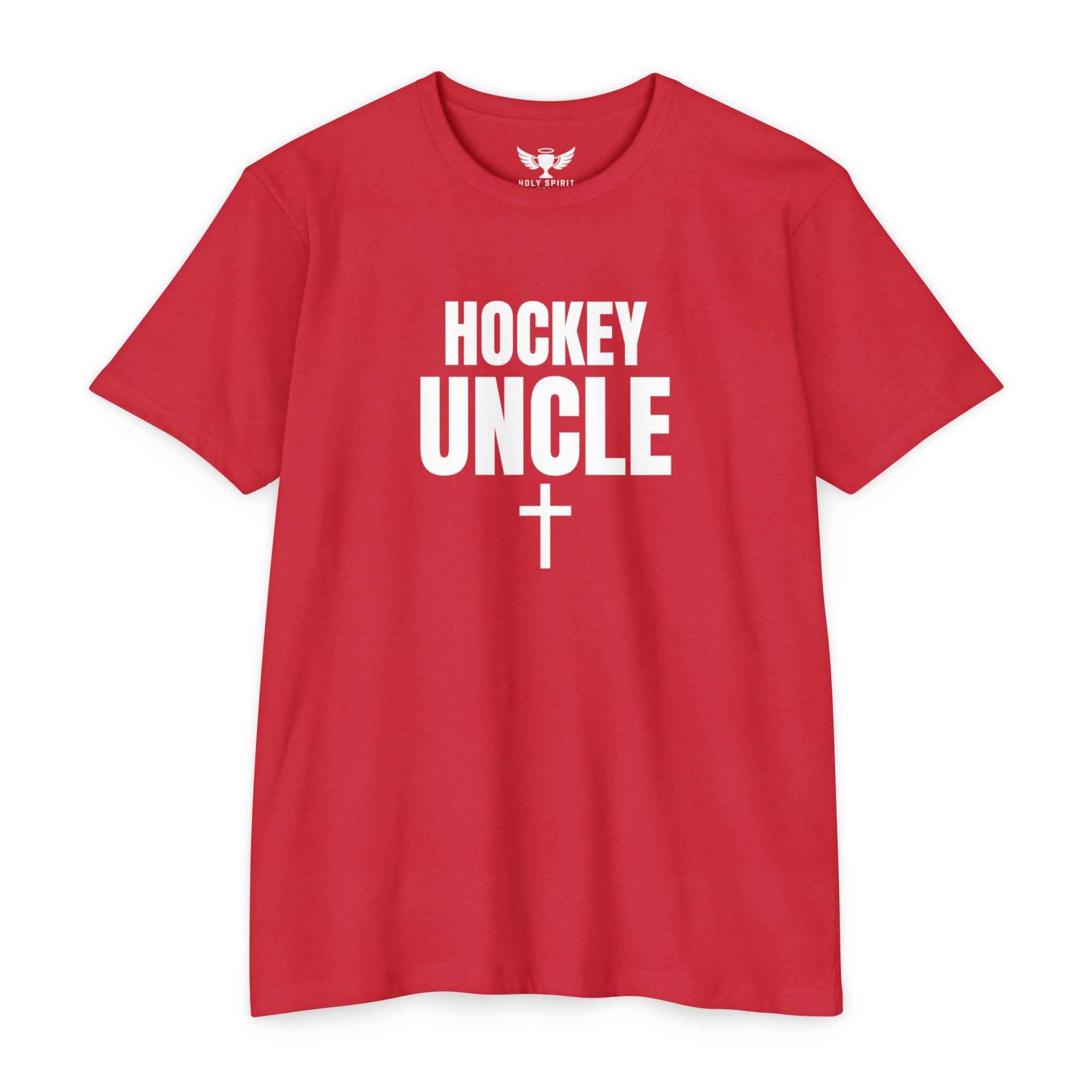 Hockey Uncle T-Shirt — Custom Back Name & Number Sports Tee