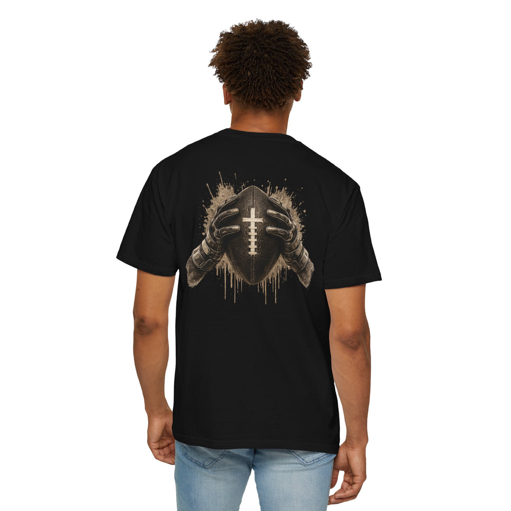 All Glory To God - Football Tee — Faith-Based Athletic T-Shirt