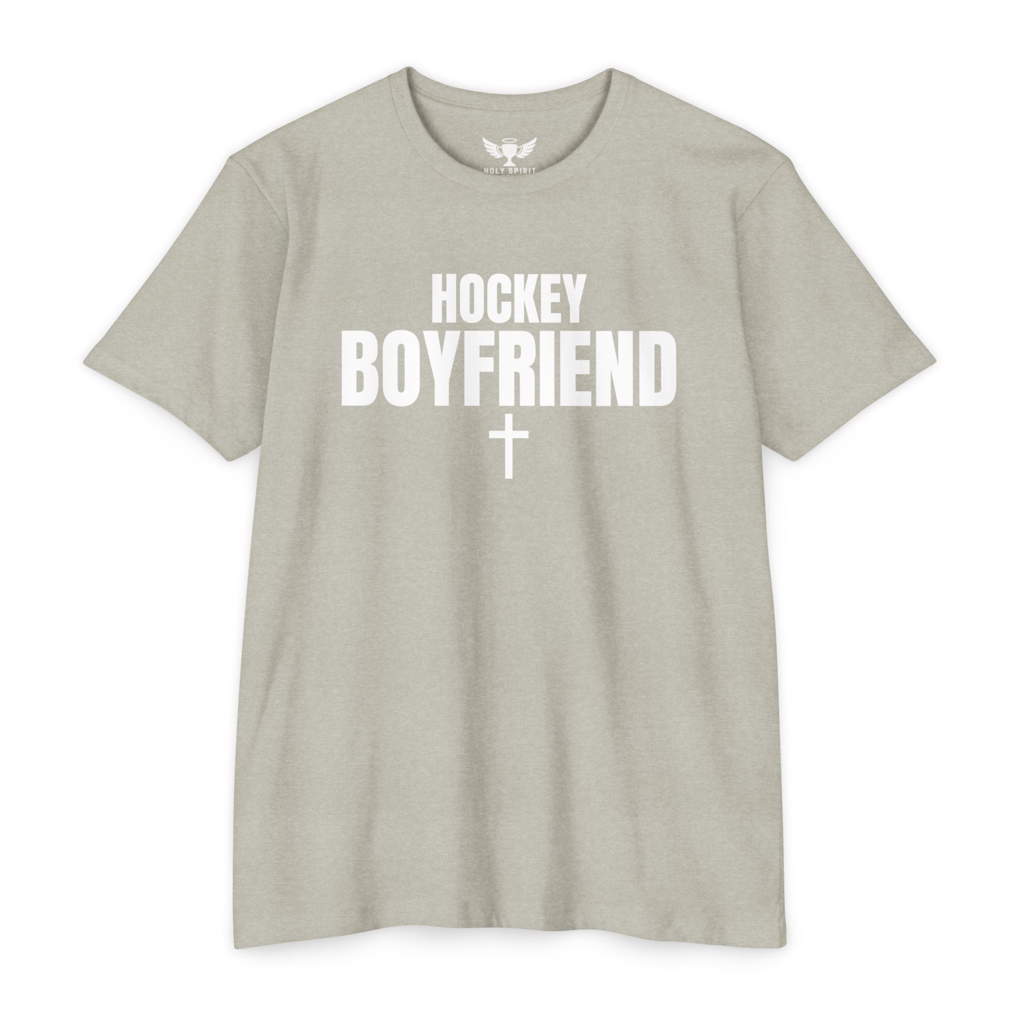Hockey Boyfriend T-Shirt — Custom Name & Number Sports Tee