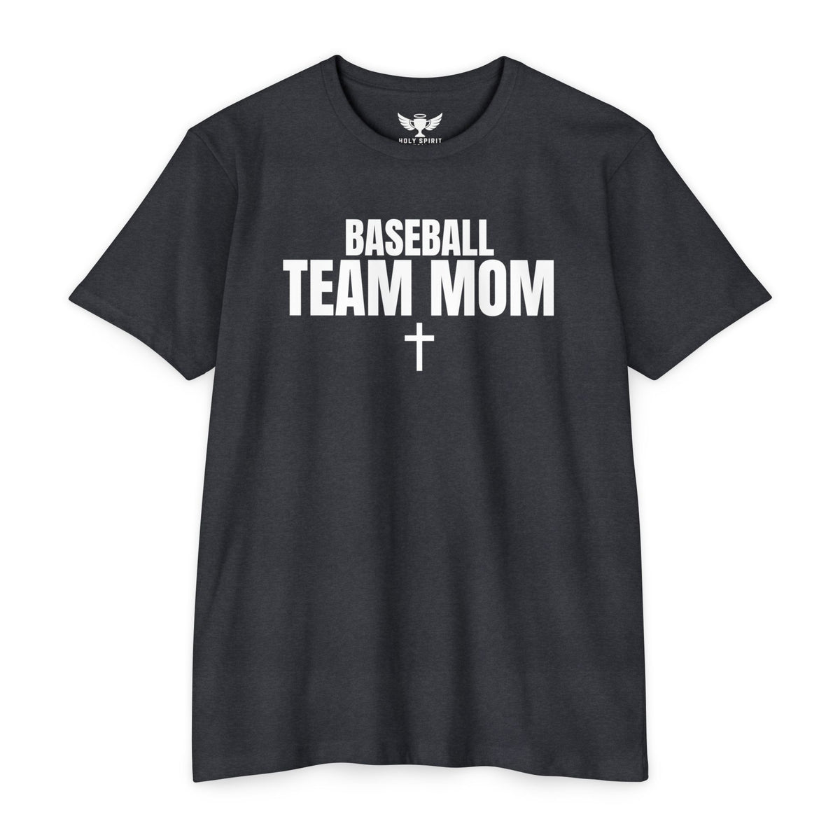 Baseball Team Mom T-Shirt — Custom Back Name & Number