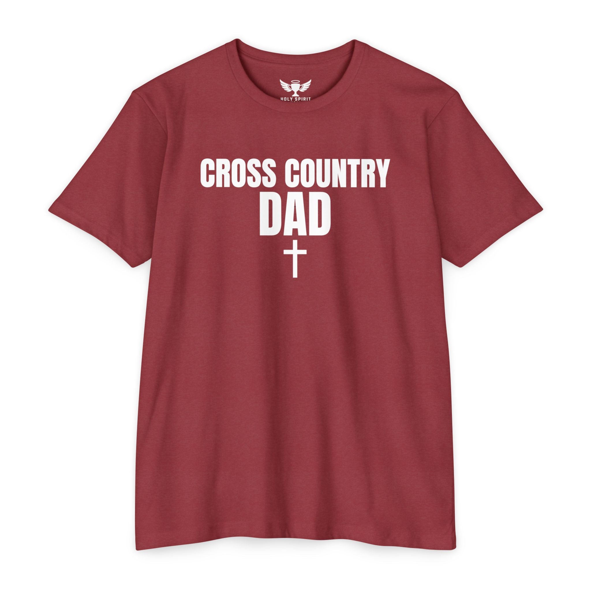 Cross Country Dad T-Shirt — Custom Name & Number Sports Tee