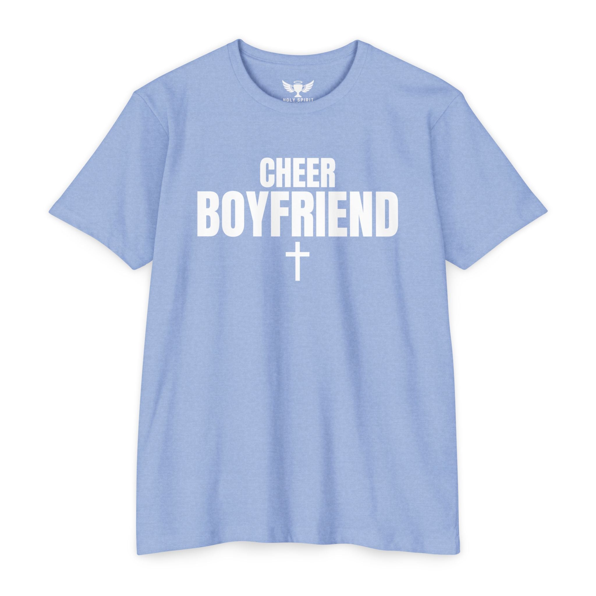 Cheer Boyfriend T-Shirt — Custom Back Name & Number