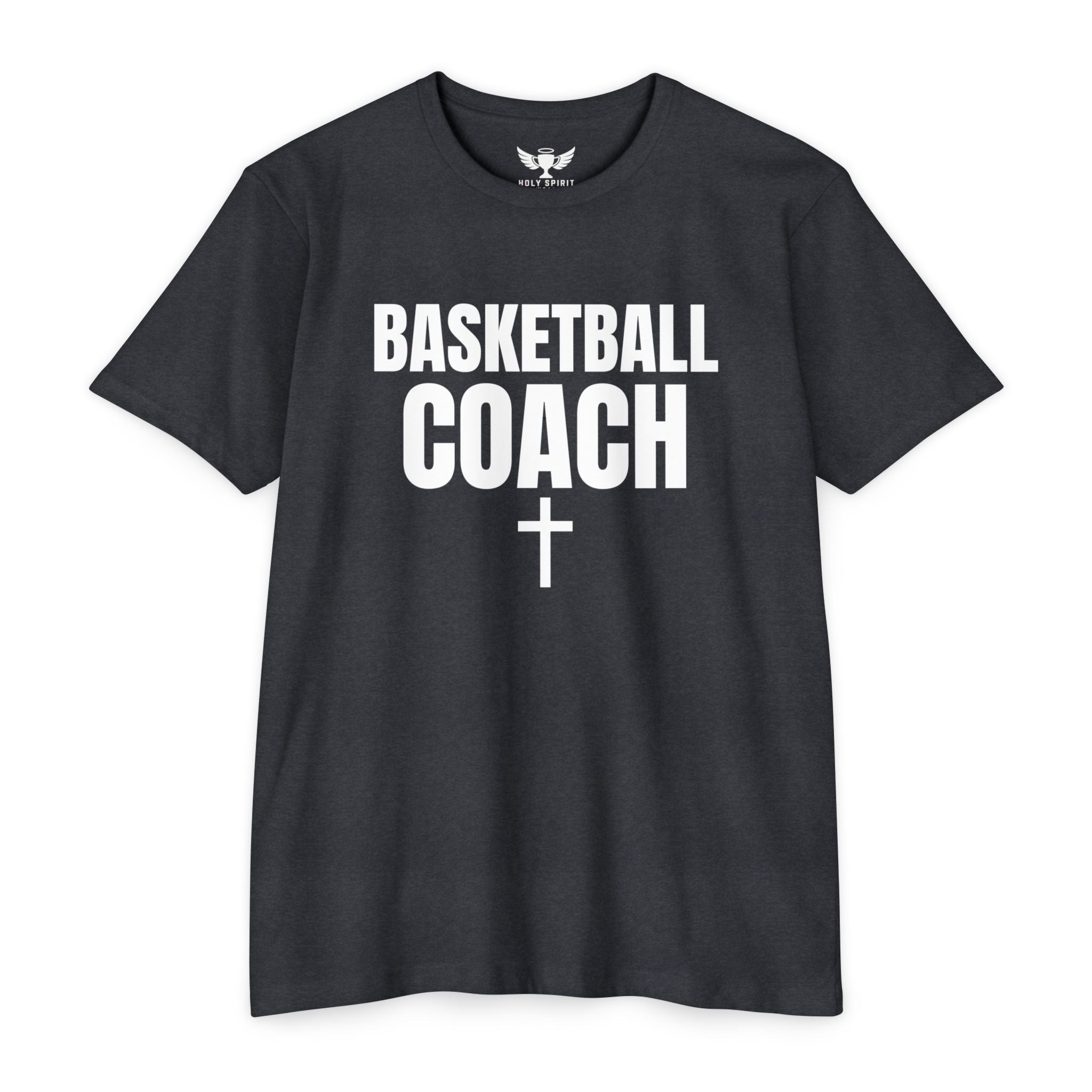 Basketball Coach T-Shirt — Custom Back Name & Number