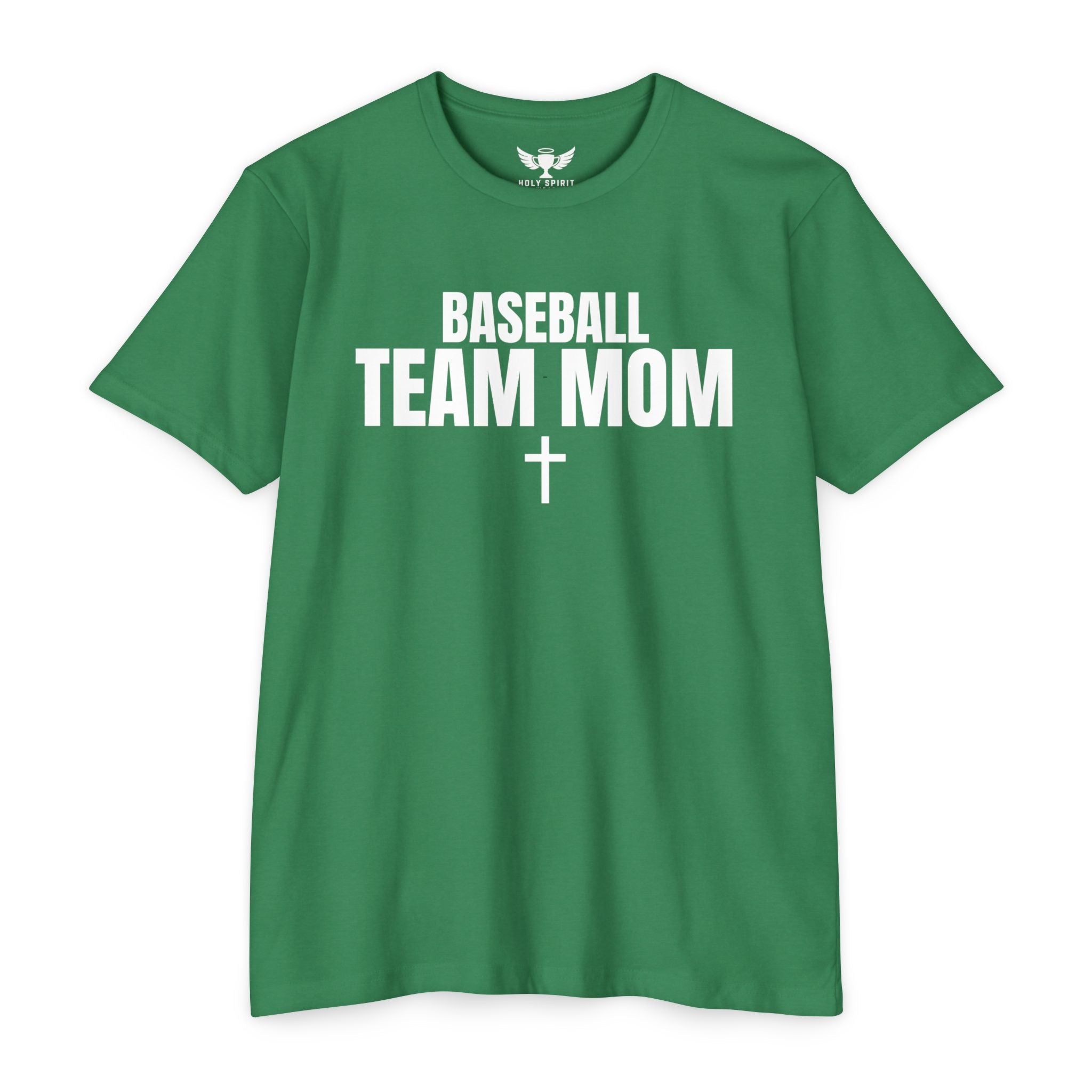 Baseball Team Mom T-Shirt — Custom Back Name & Number
