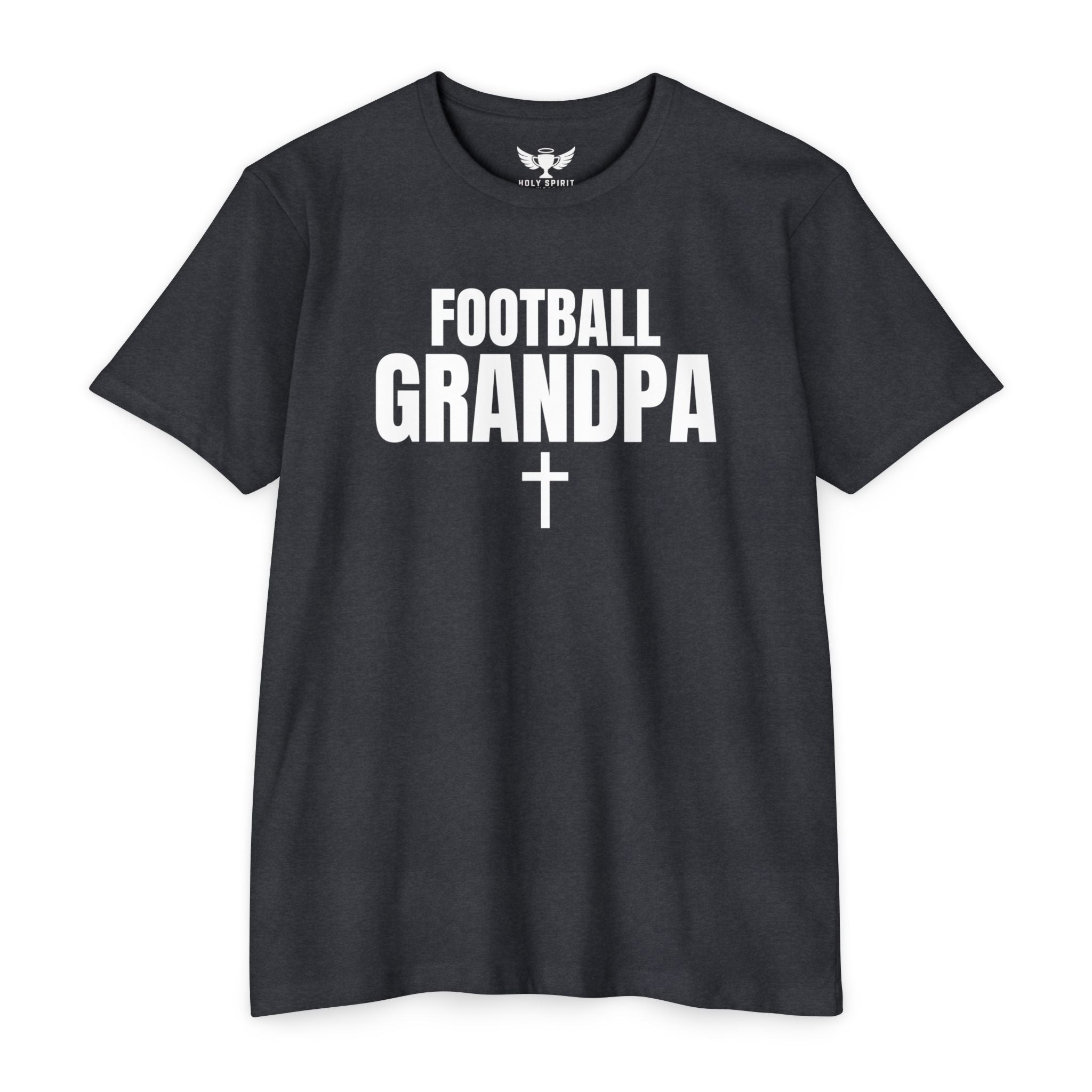 Football Grandpa T-Shirt — Personalized Back Name & Number