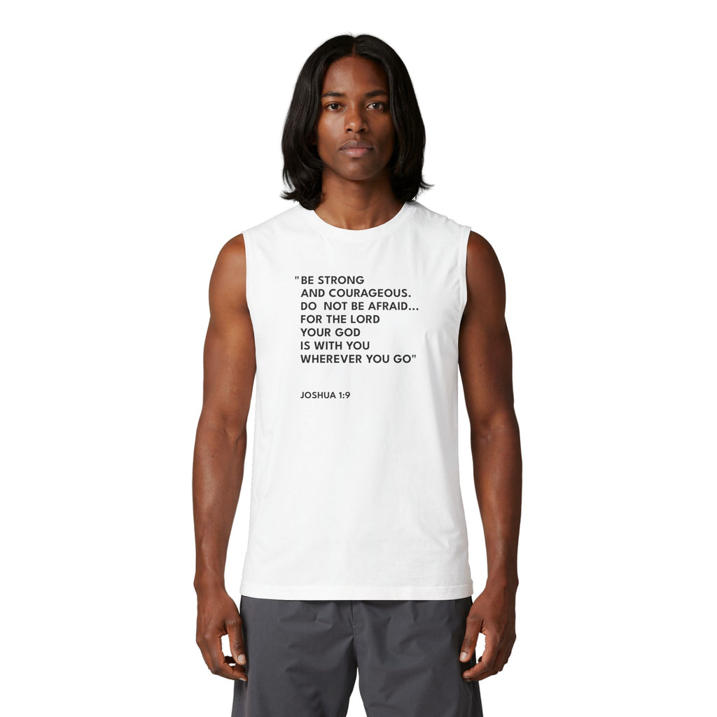 Joshua 1:9 Unisex Muscle Tank