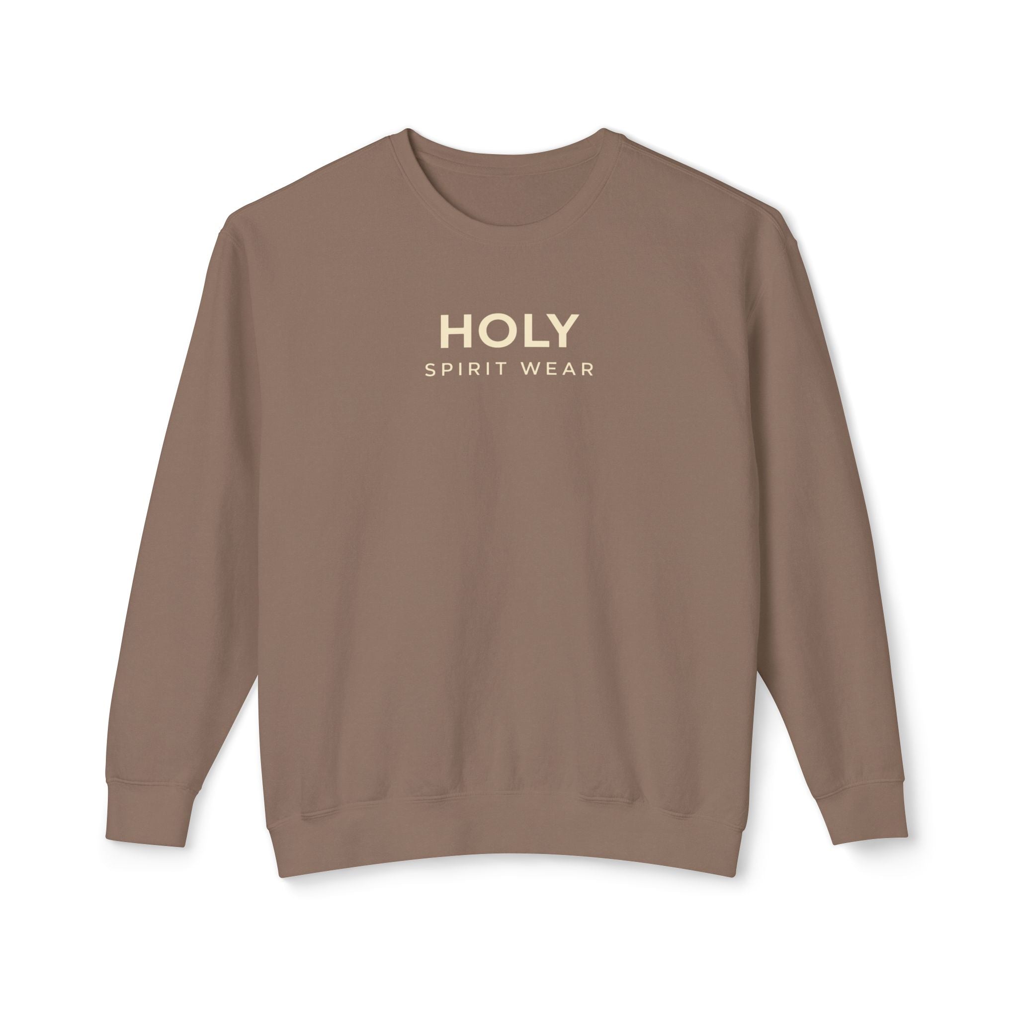Proverbs 27:17 Text Logo Crewneck Sweatshirt