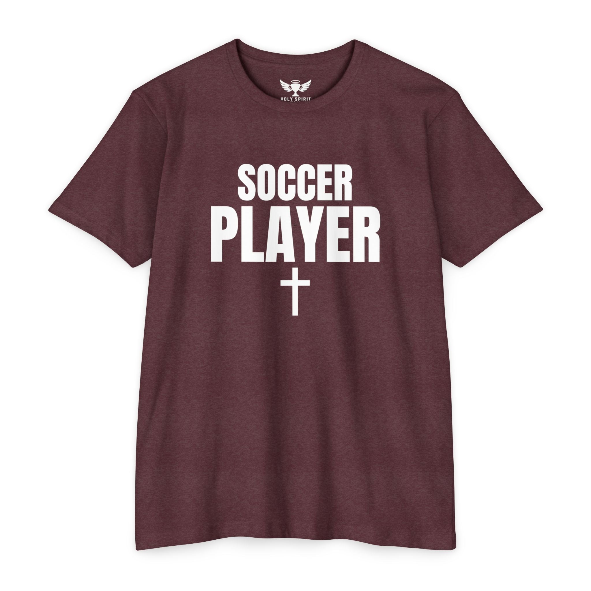 Soccer Player T-Shirt — Custom Name & Number Sports Tee