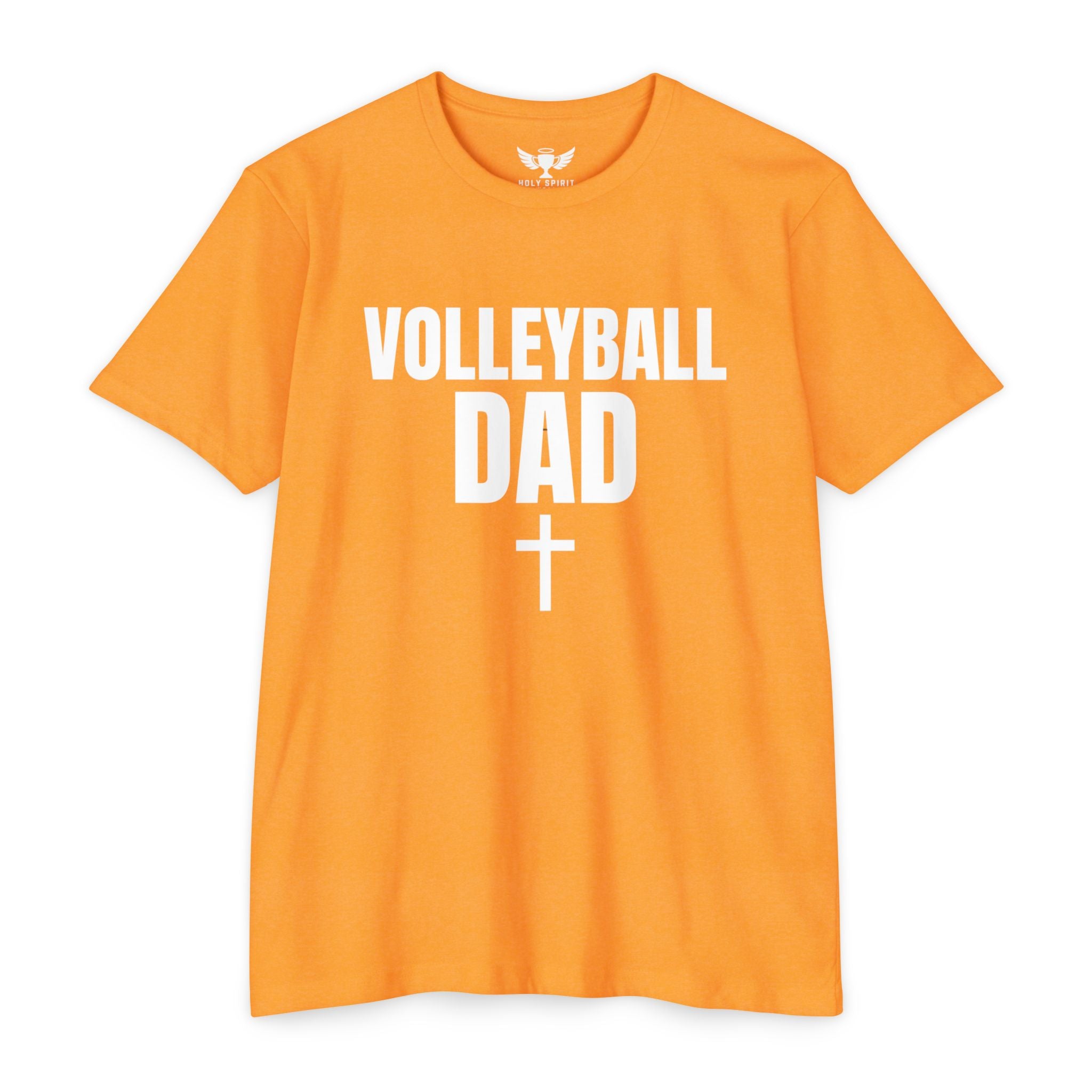 Volleyball Dad T-Shirt — Custom Name & Number Sports Tee