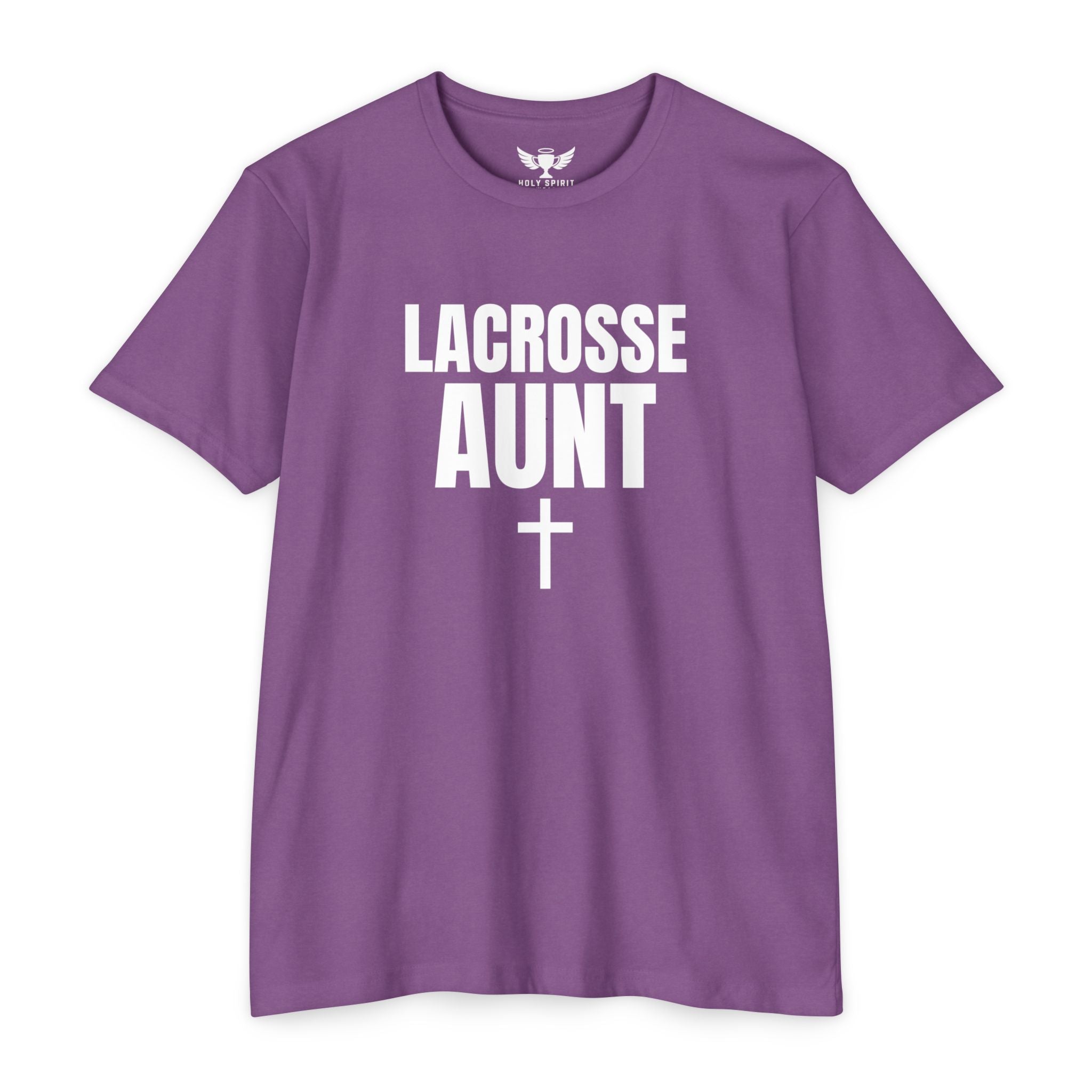 Lacrosse Aunt T-Shirt — Personalized Back Name & Number