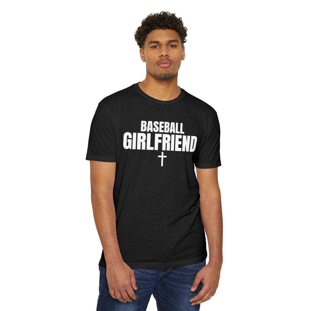 Baseball Girlfriend T-Shirt — Personalized Back Name & Number Tee