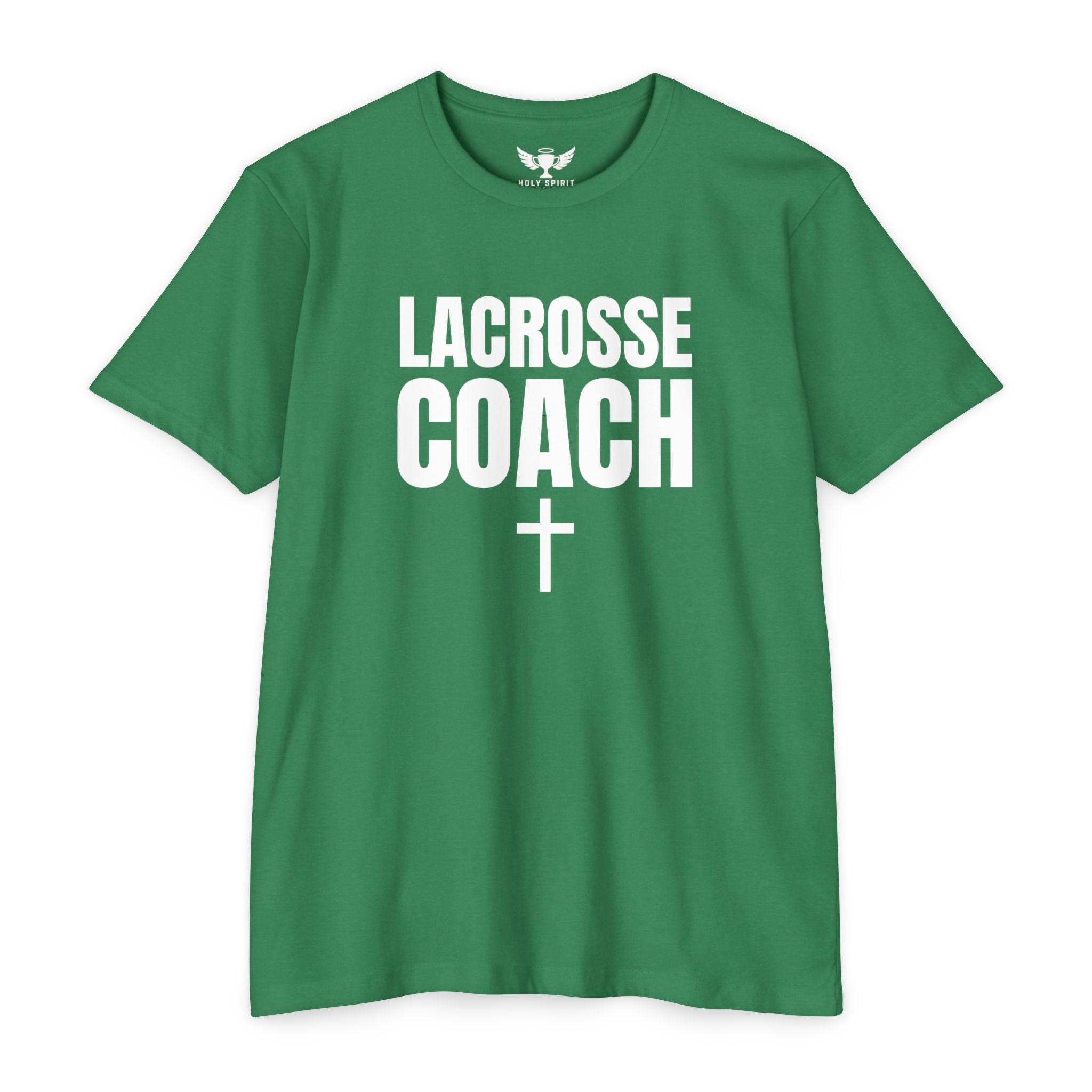 Lacrosse Coach T-Shirt – Custom Name & Number Sports Tee