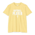 Softball Player T-Shirt — Custom Back Name & Number
