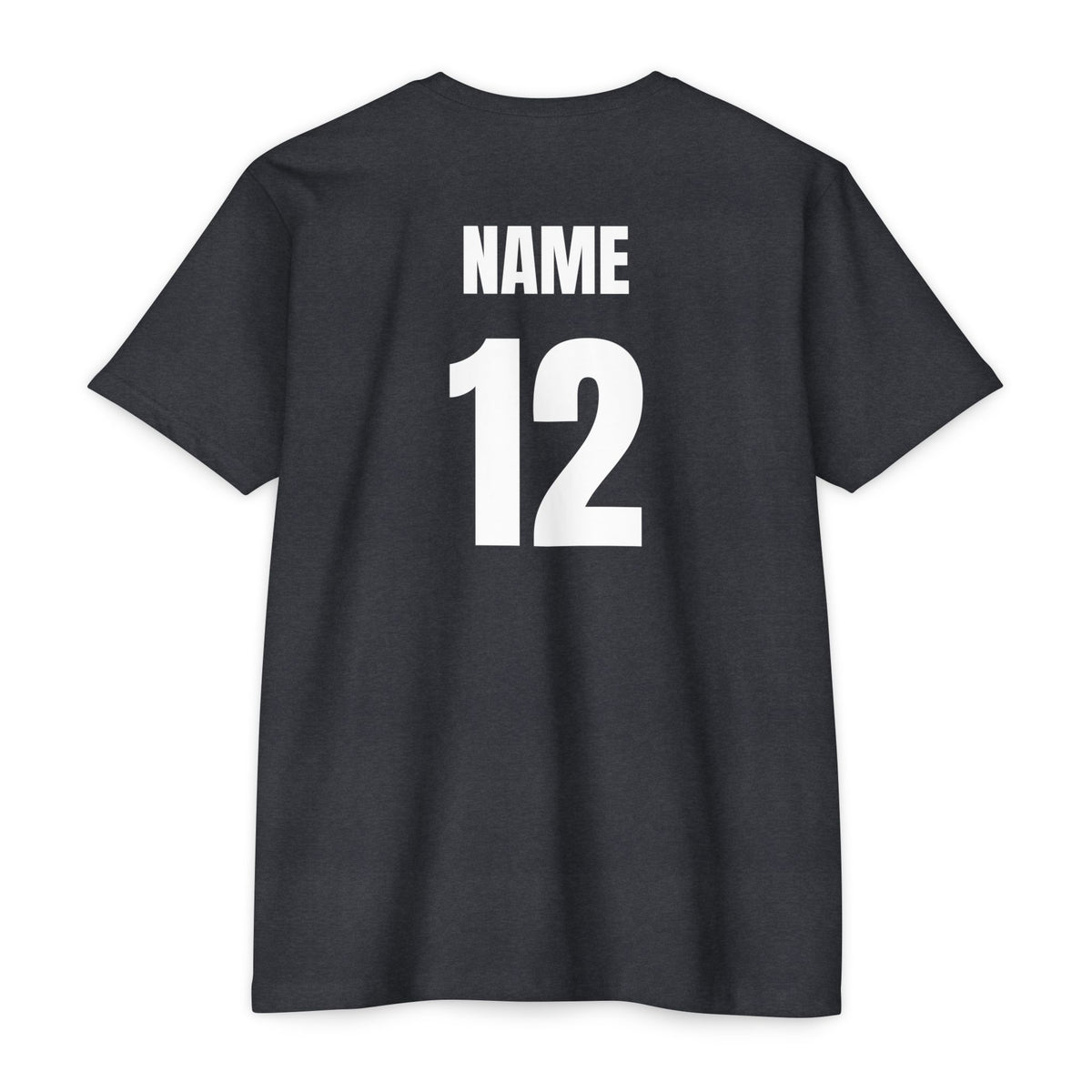 Baseball Dad T-Shirt — Custom Back Name & Number