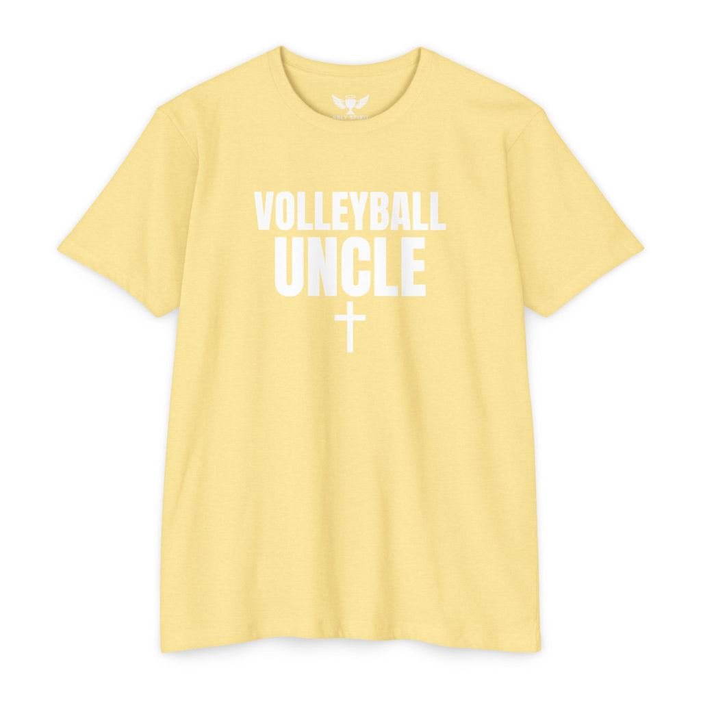 Volleyball Uncle T-Shirt — Custom Name & Number Sports Tee