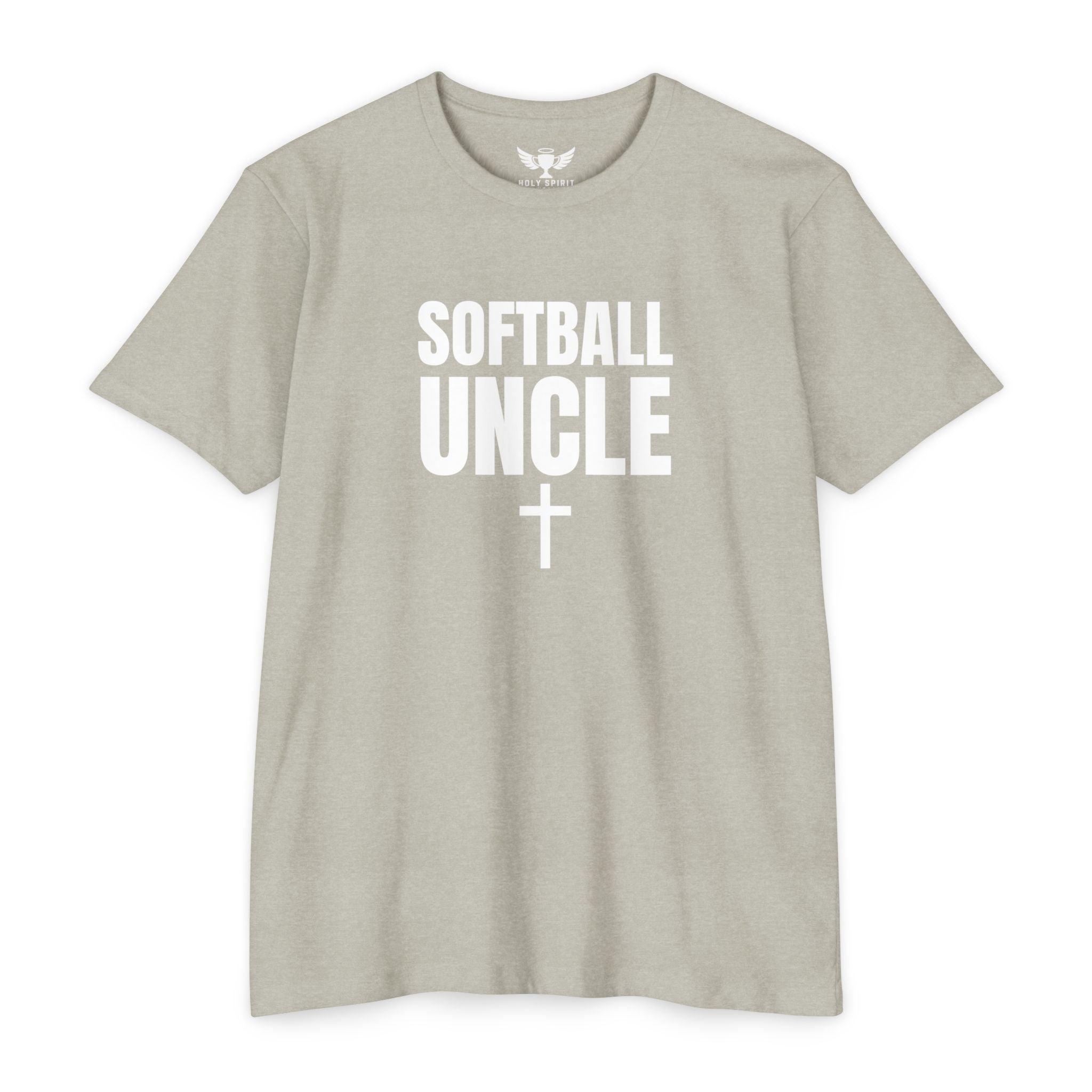 Softball Uncle T-Shirt — Custom Name & Number