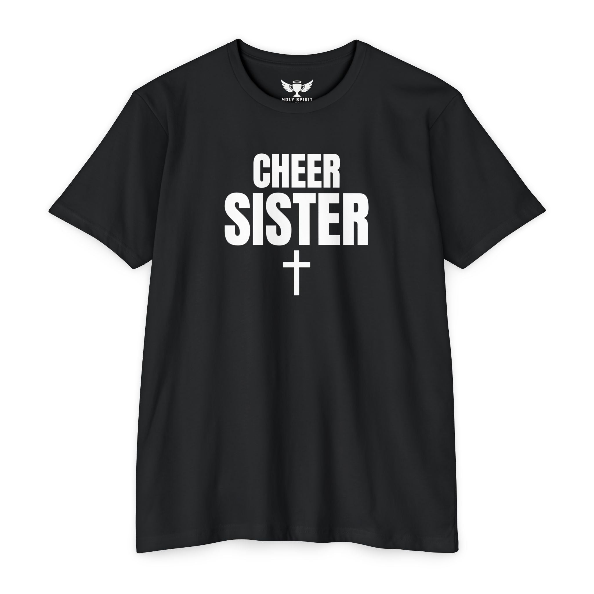 Cheer Sister T-Shirt — Personalized Back Name and Number