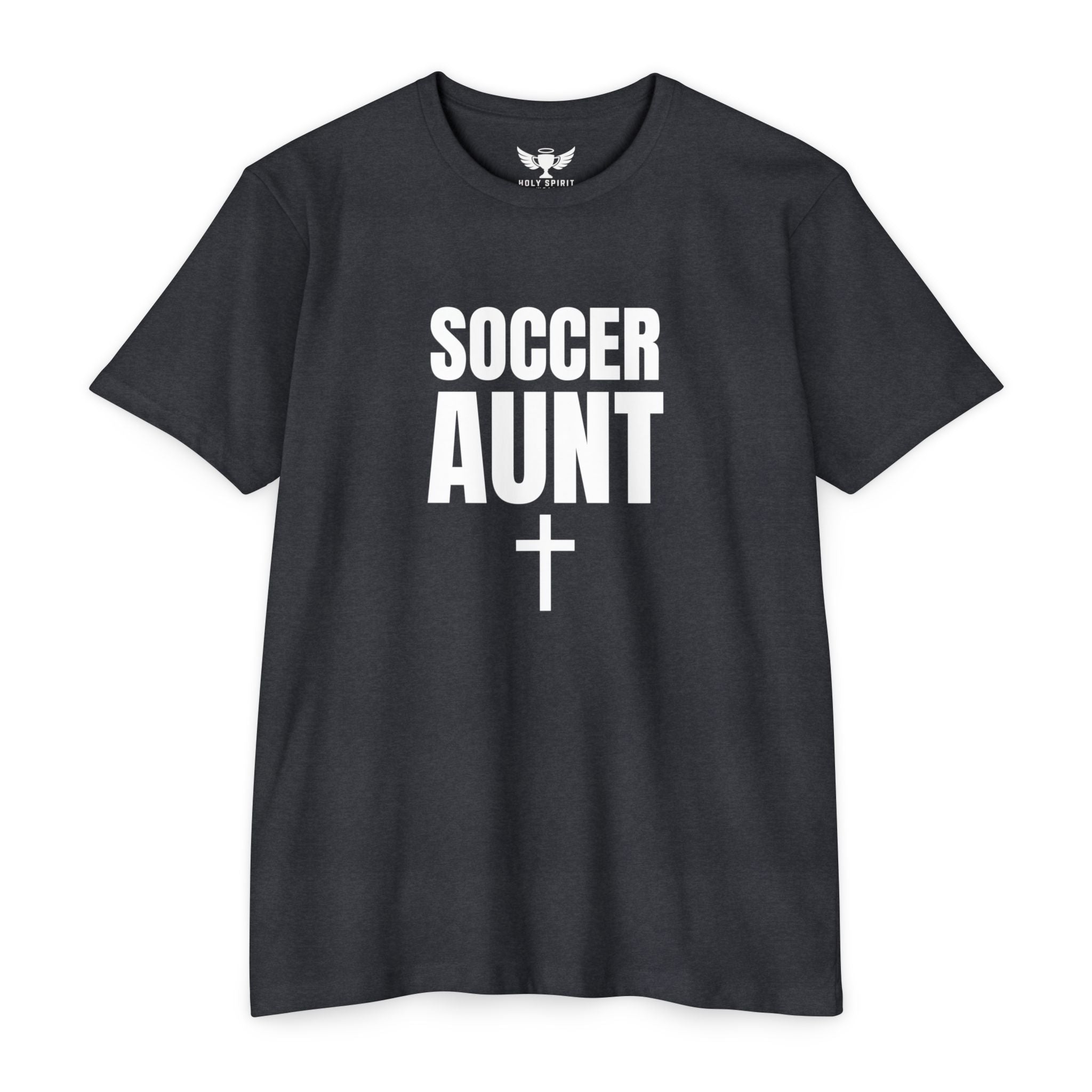 Soccer Aunt T-Shirt — Customizable Back Name & Number
