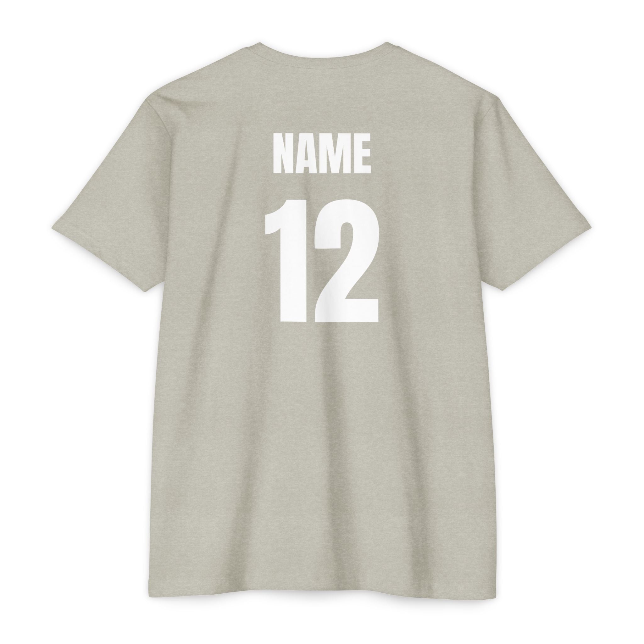 Football Mom T-Shirt — Personalized Back Number & Name