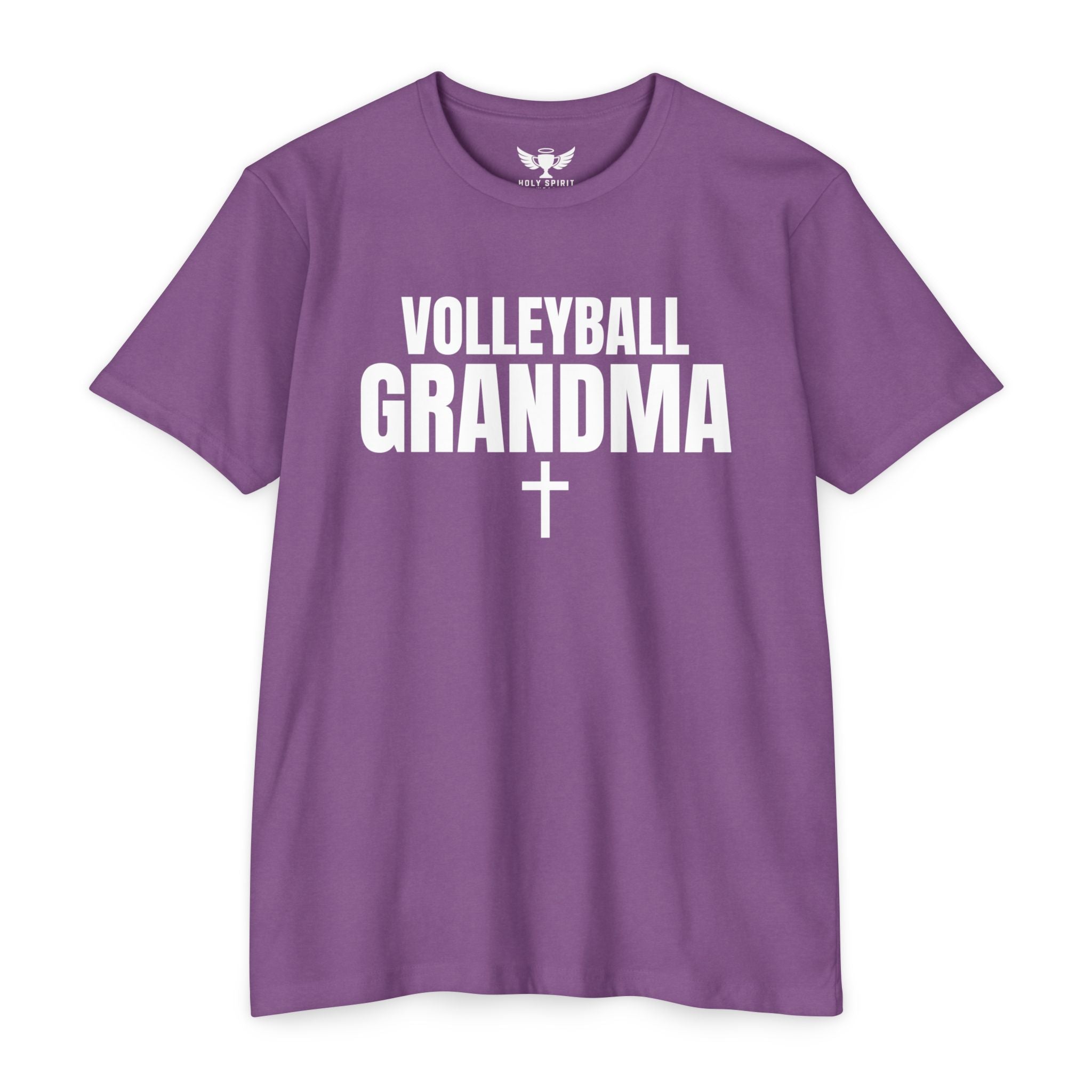 Volleyball Grandma T-Shirt — Custom Name & Number Sports Tee