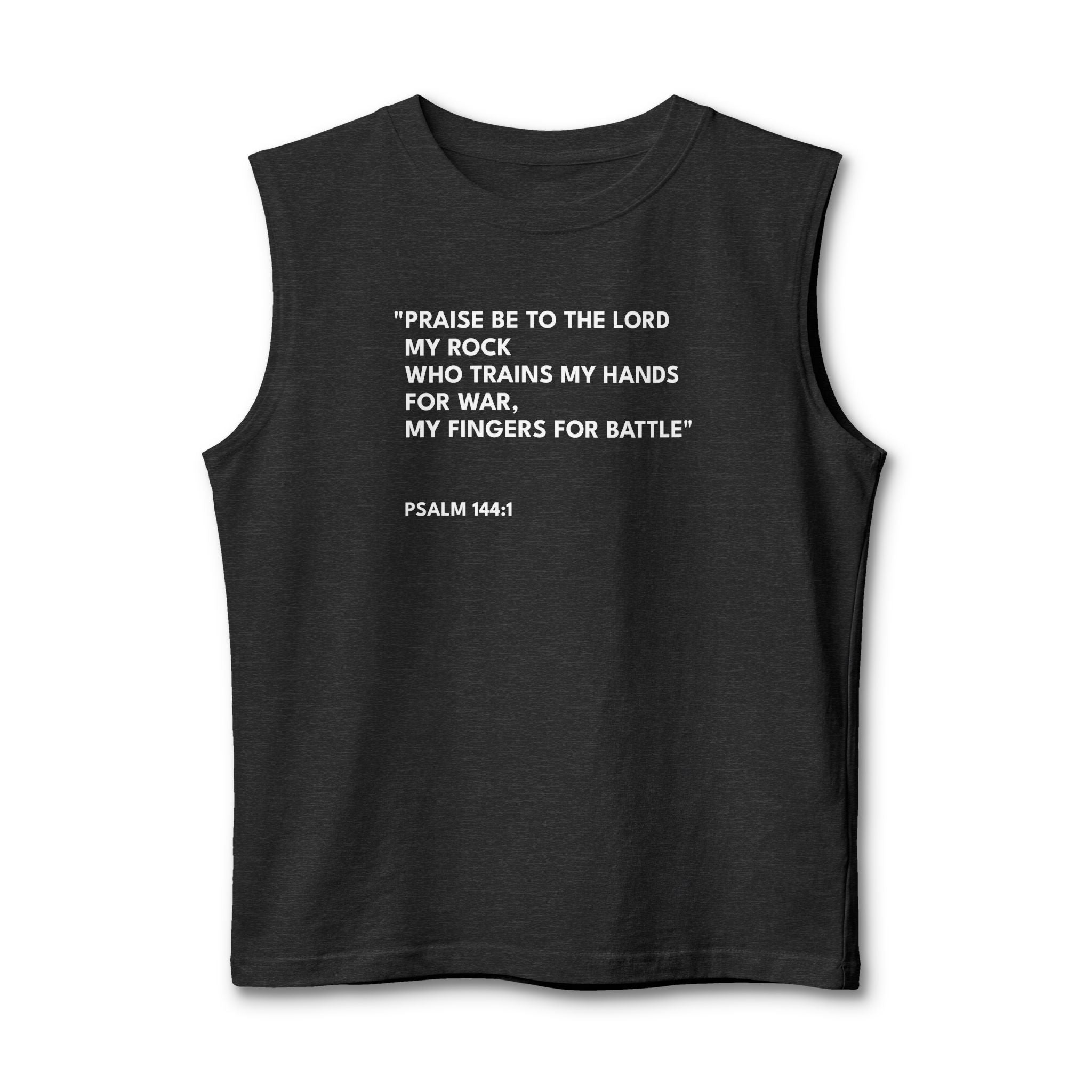 Psalm 144:1 Unisex Muscle Tank