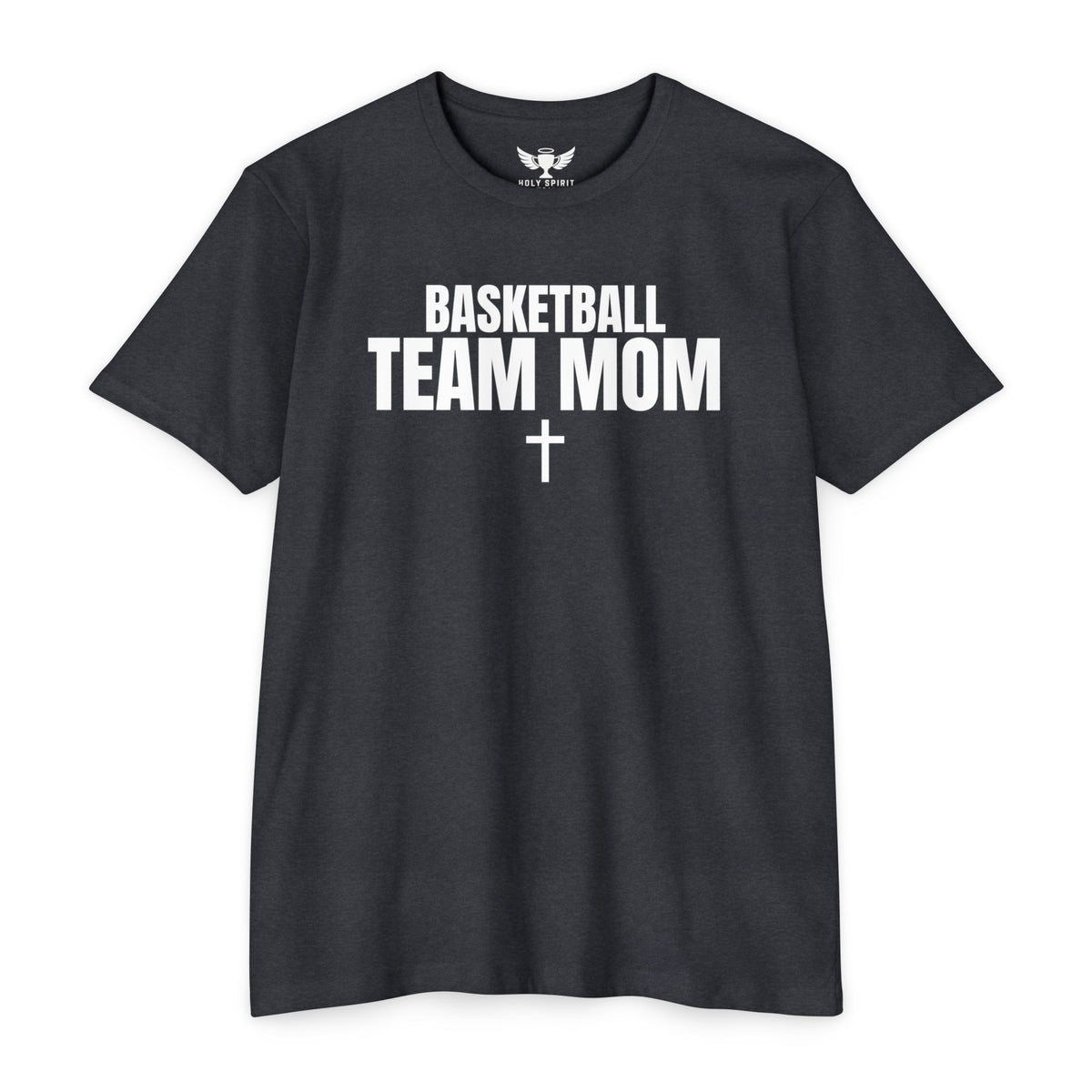 Basketball Team Mom T-Shirt — Custom Back Name & Number