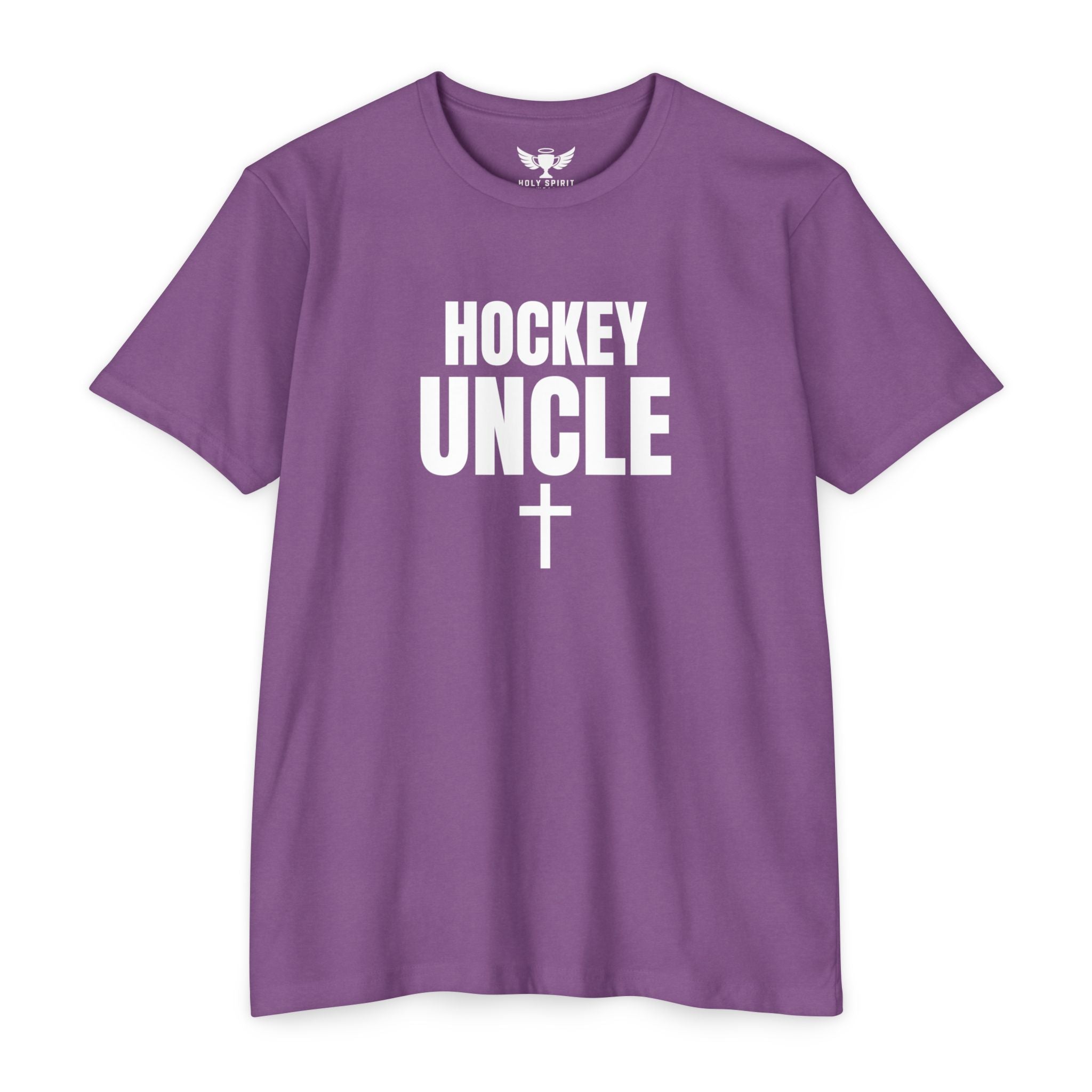 Hockey Uncle T-Shirt — Custom Back Name & Number Sports Tee