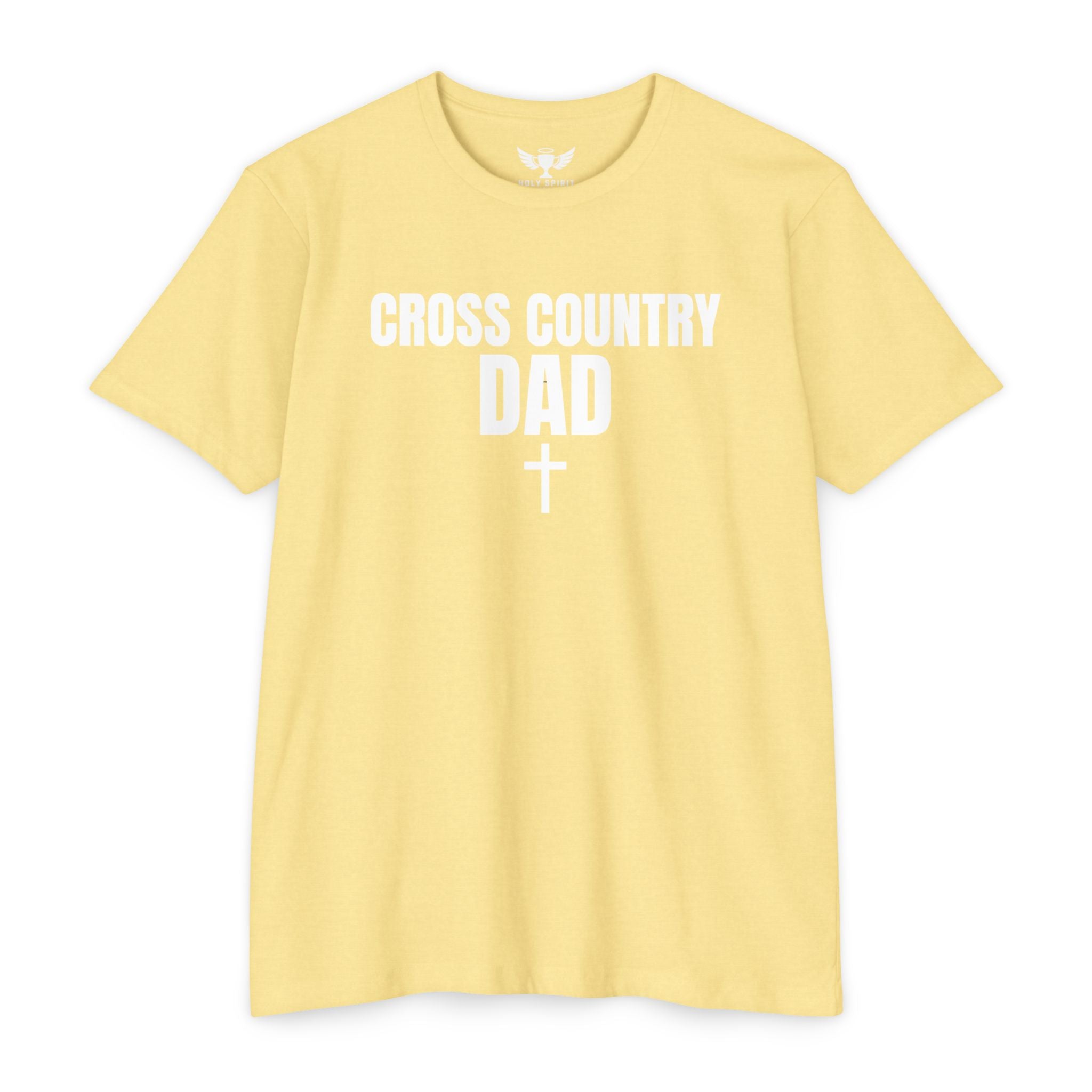 Cross Country Dad T-Shirt — Custom Name & Number Sports Tee