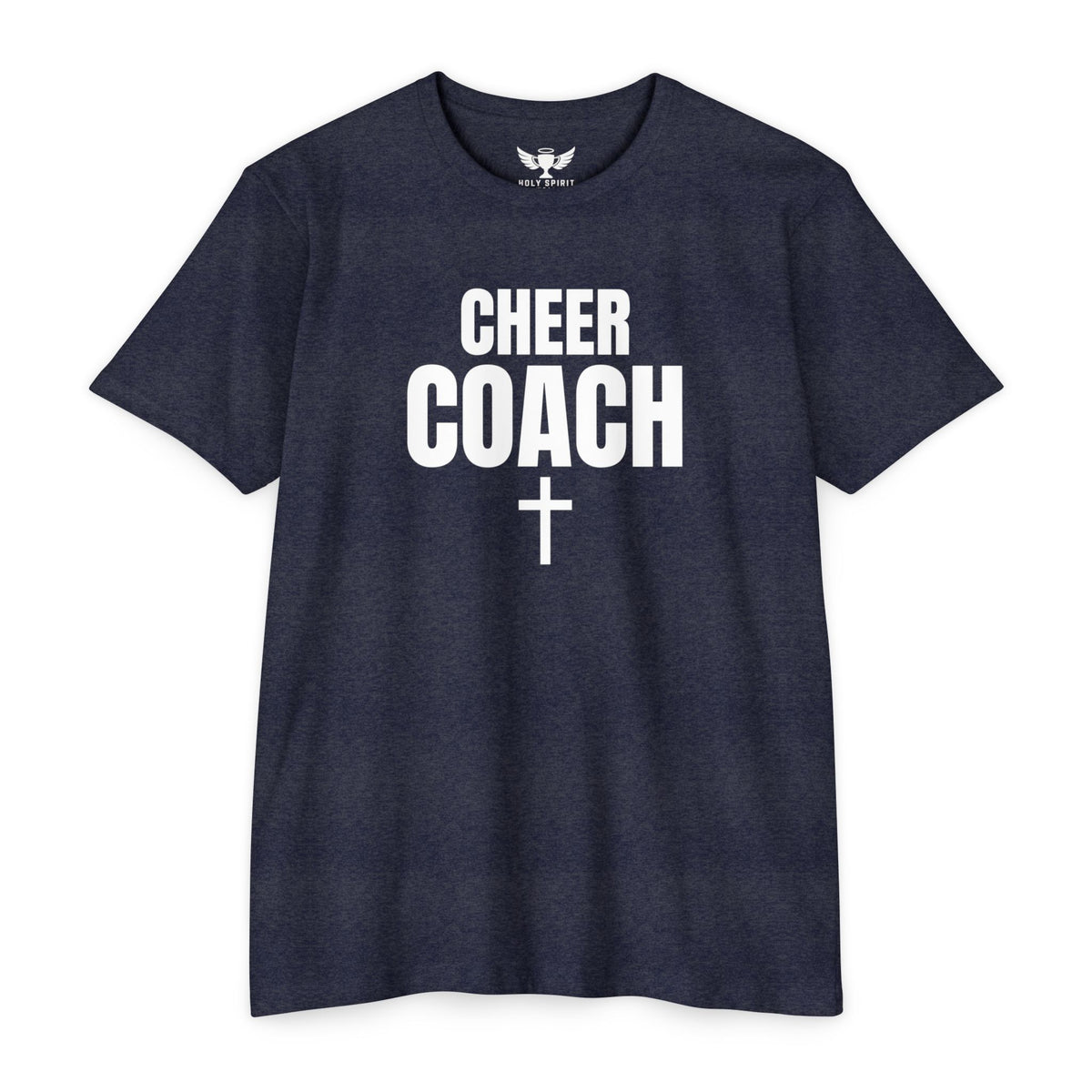 Cheer Coach T-Shirt — Personalized Back Number & Name