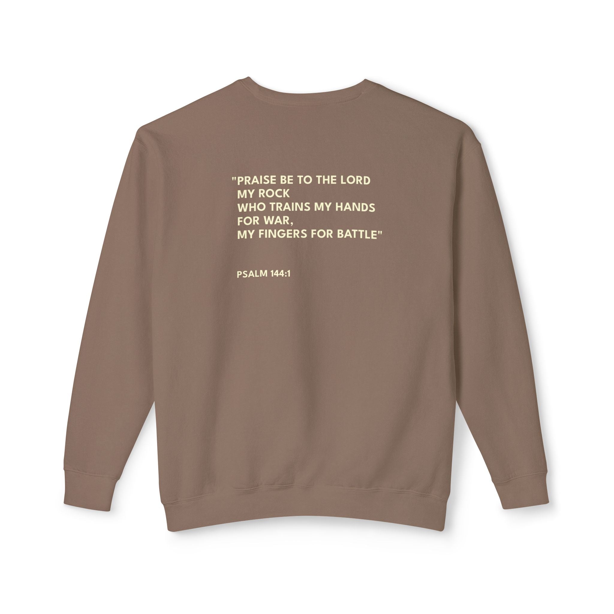 Psalm 144:1 Logo Crewneck Sweatshirt