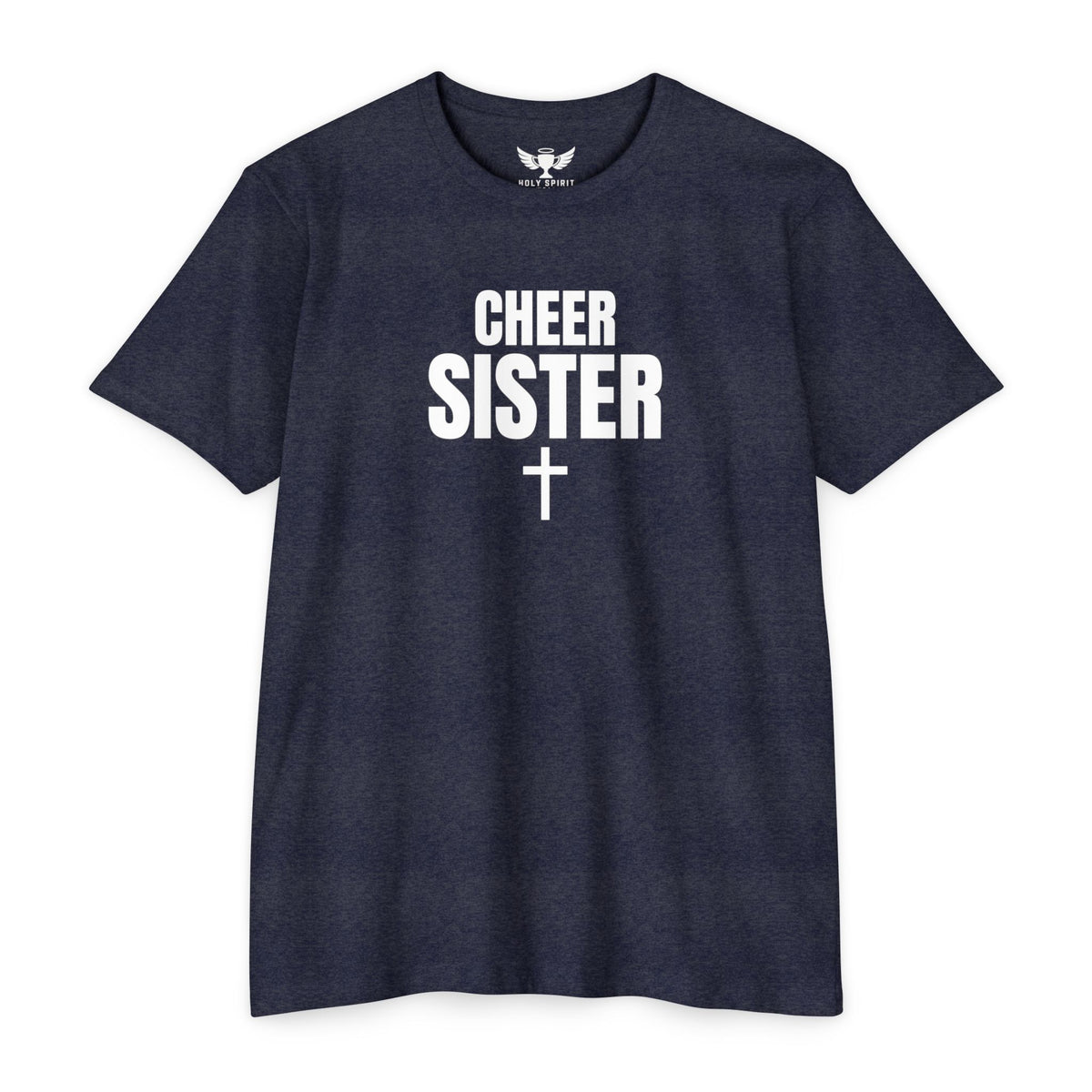 Cheer Sister T-Shirt — Personalized Back Name and Number