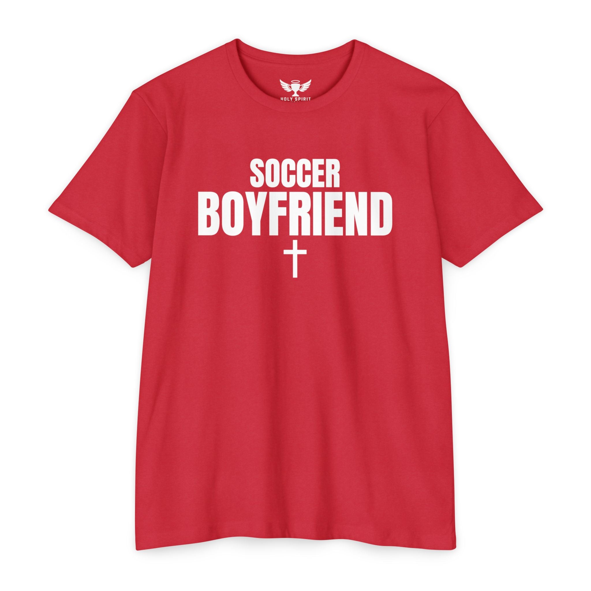 Soccer Boyfriend Jersey T-Shirt — Custom Name & Number Sports Tee