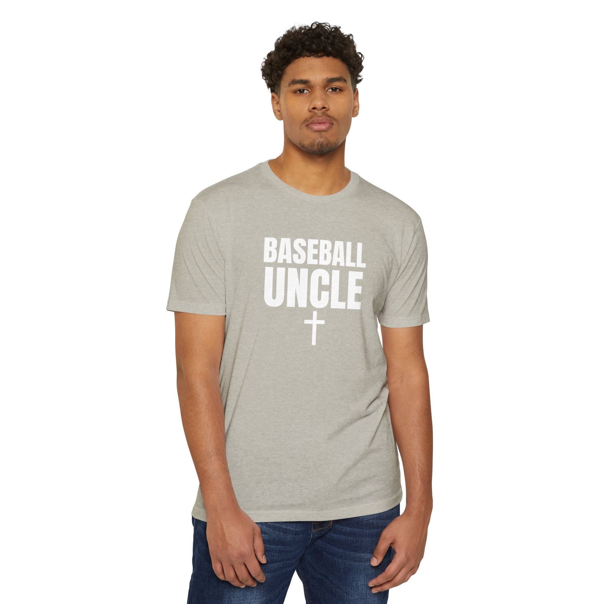 Baseball Uncle T-Shirt — Custom Back Name & Number