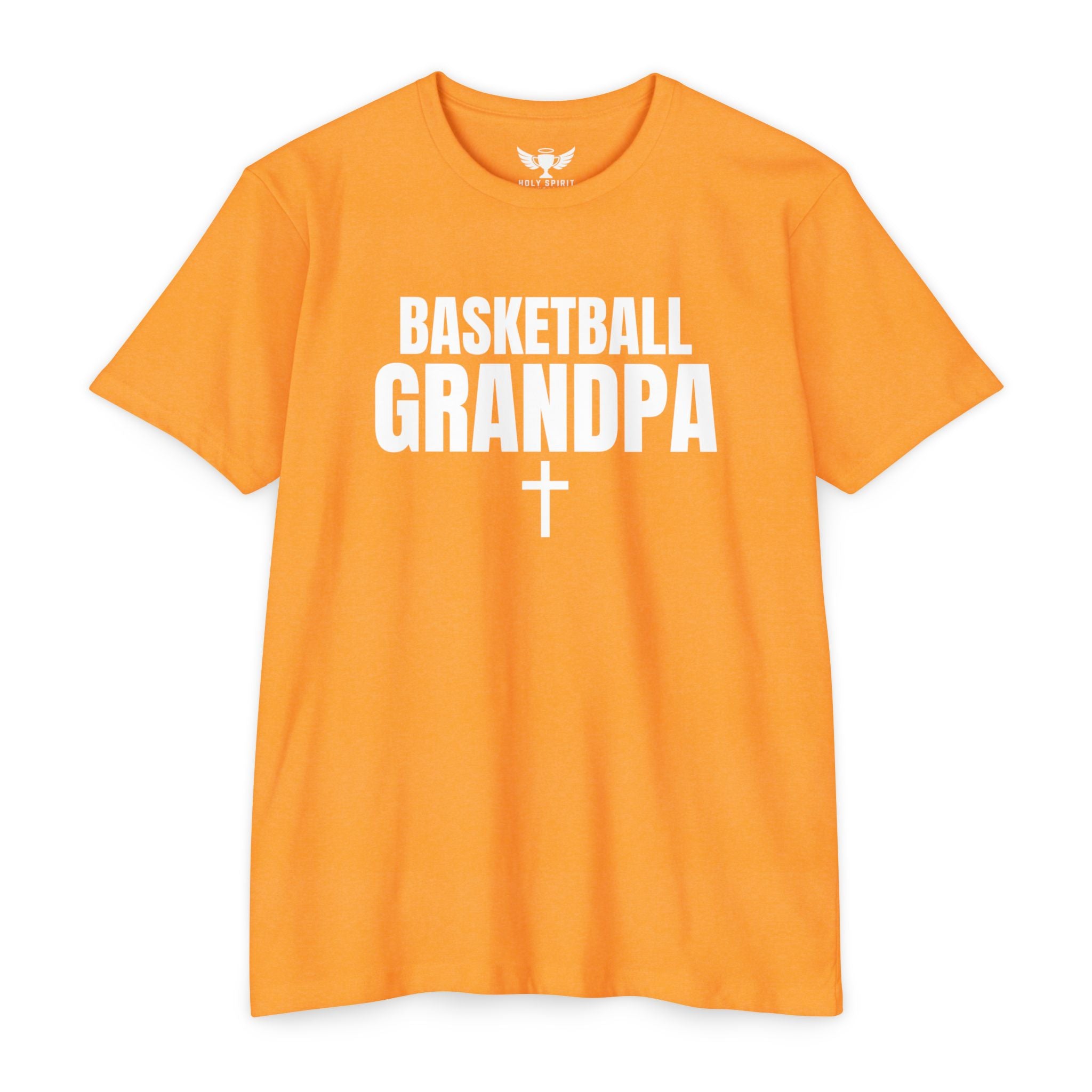 Basketball Grandpa T-Shirt — Custom Back Name & Number