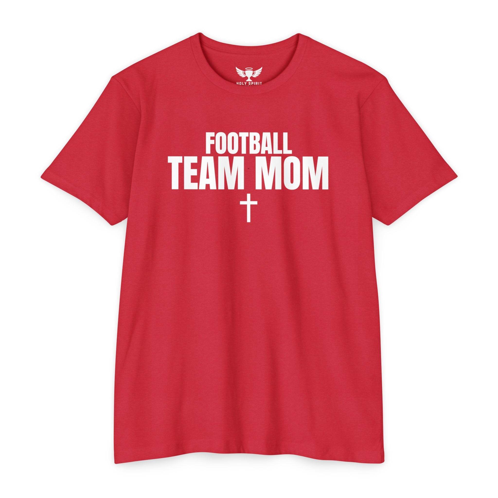 Football Team Mom T-Shirt — Personalized Back Number Jersey