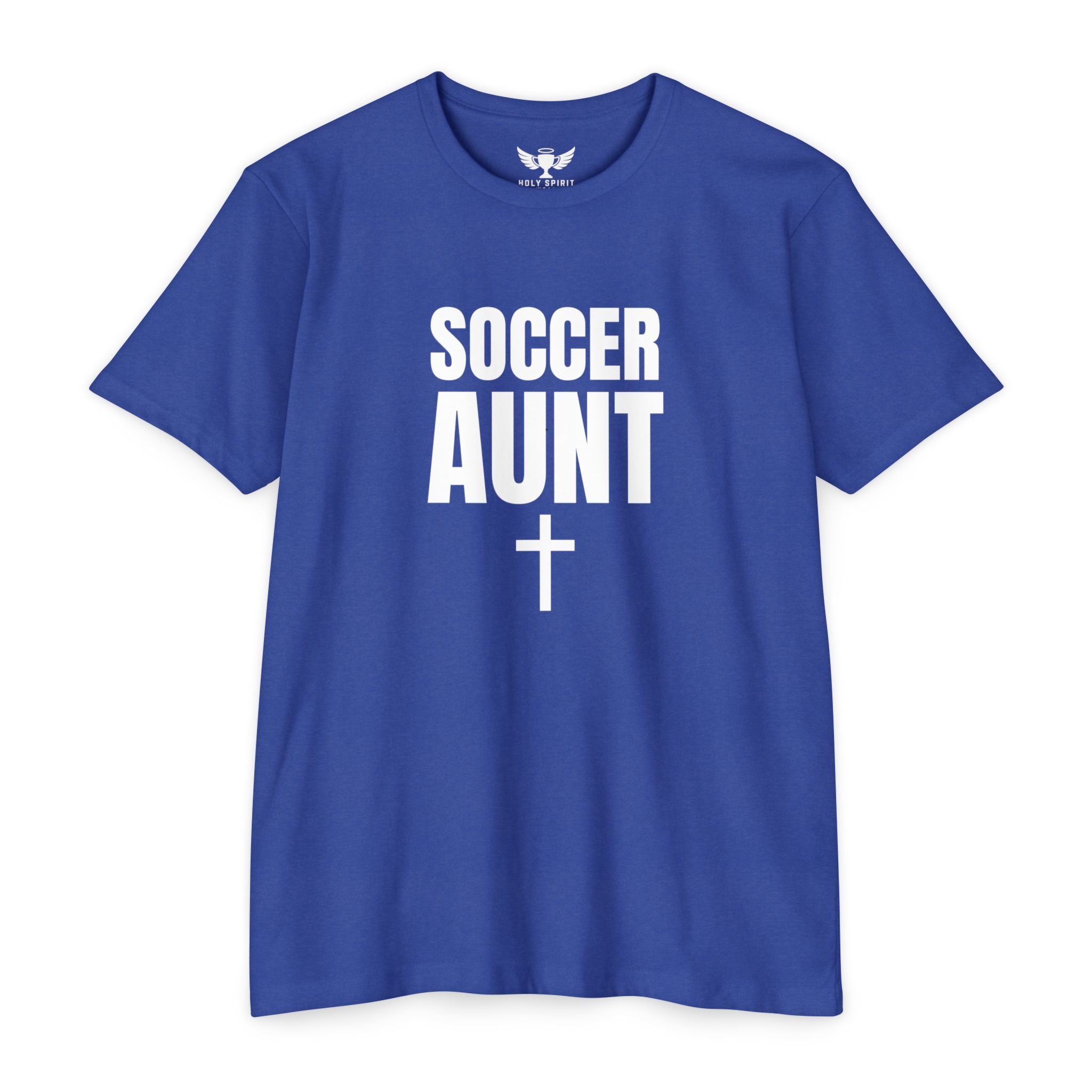 Soccer Aunt T-Shirt — Customizable Back Name & Number
