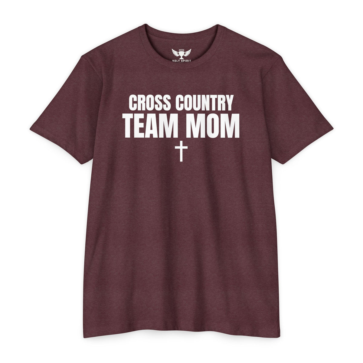 Cross Country Team Mom T-Shirt — Custom Name & Number Sports Tee