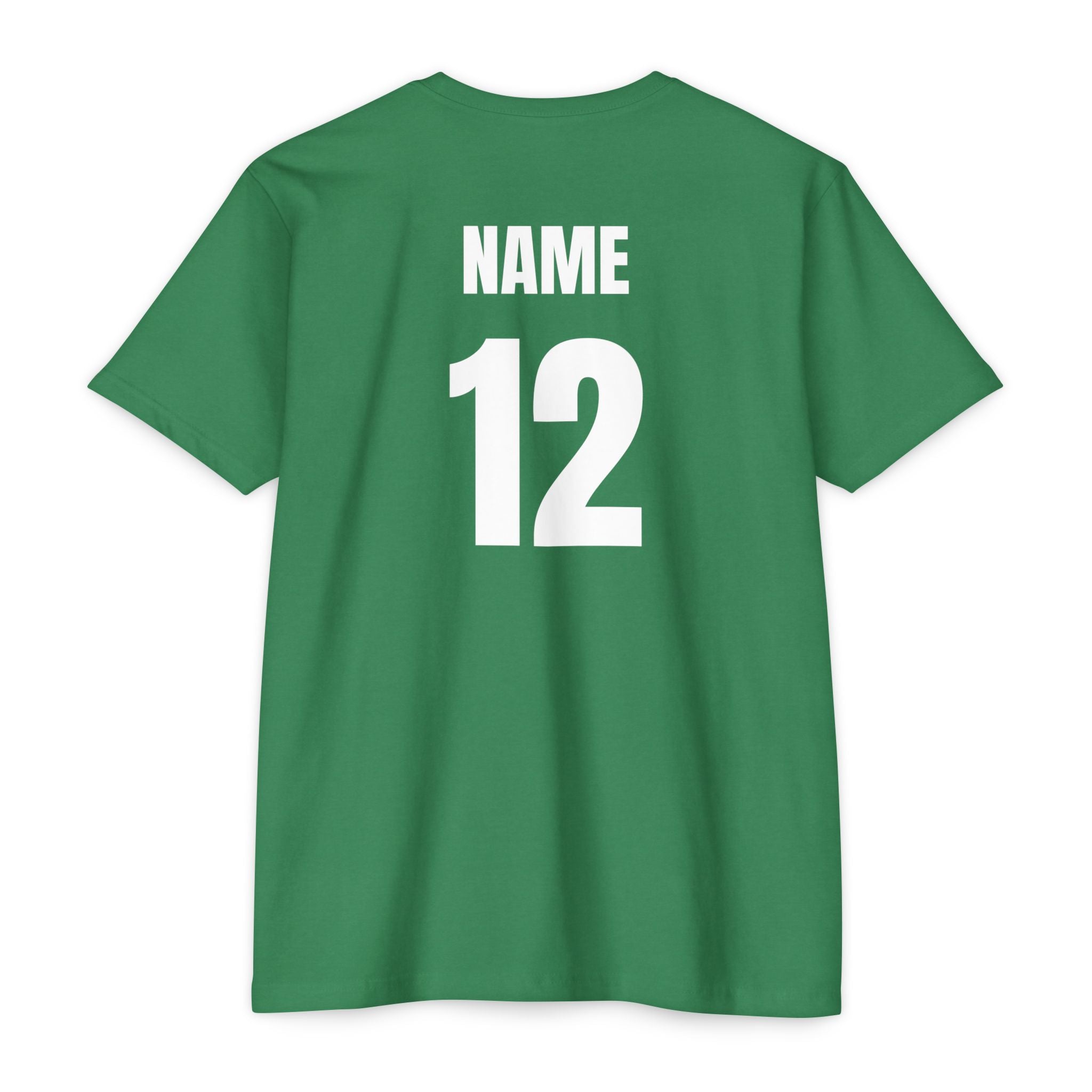 Baseball Grandpa T-Shirt — Custom Back Name & Number