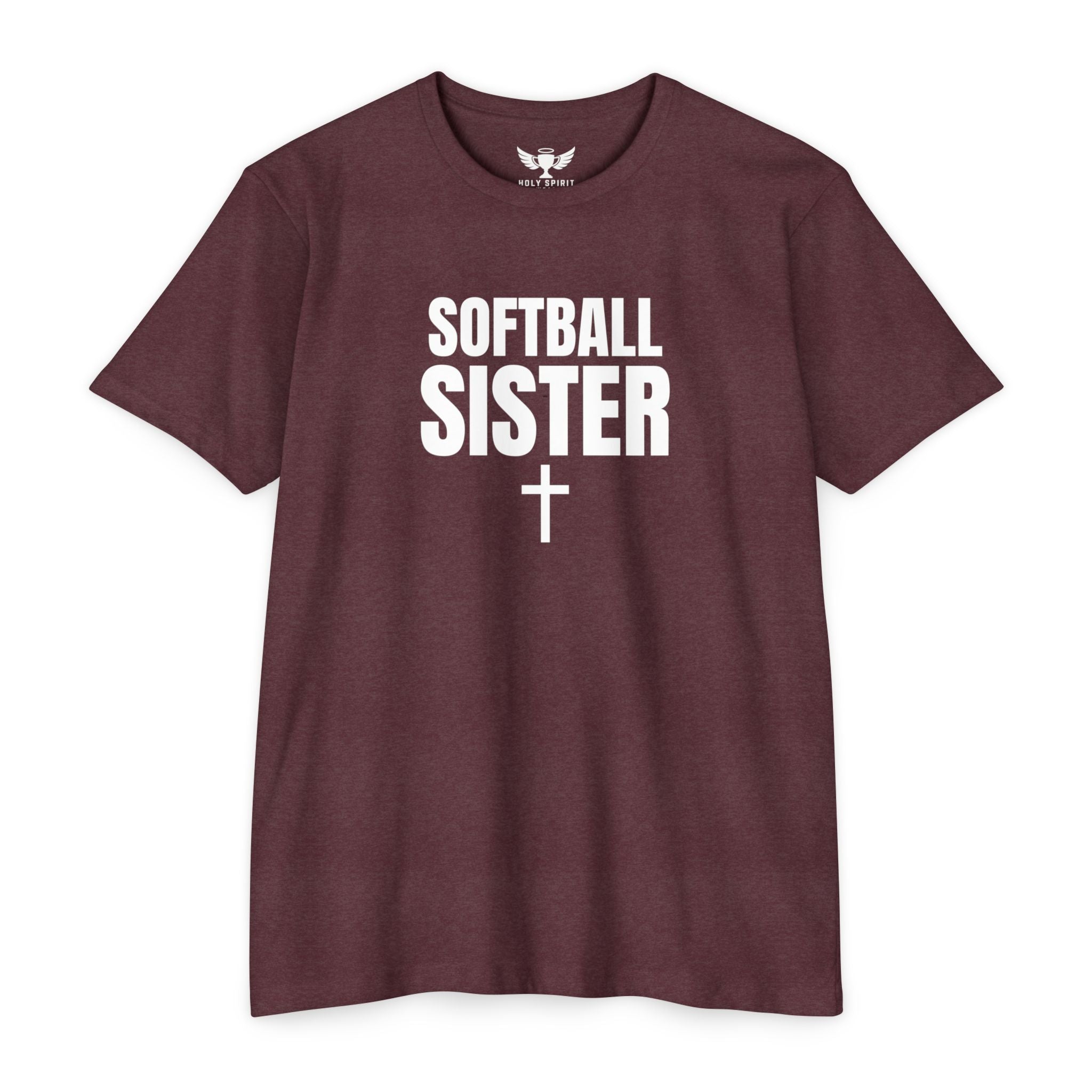 Softball Sister T-Shirt — Personalized Team Jersey Tee (Name & Number)