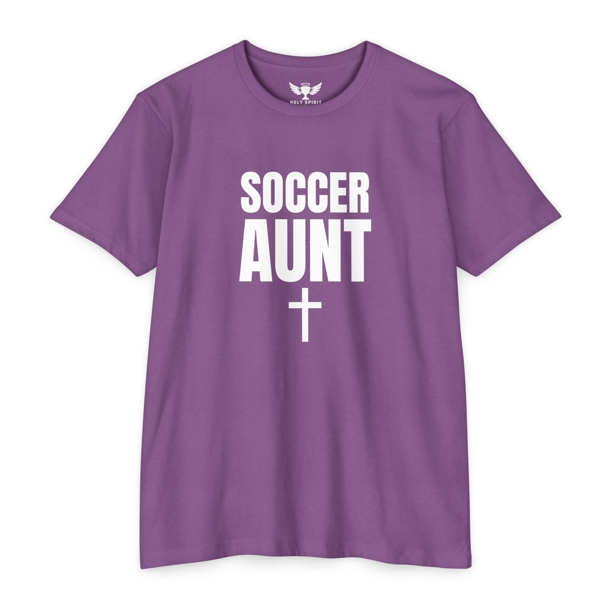 Soccer Aunt T-Shirt — Customizable Back Name & Number